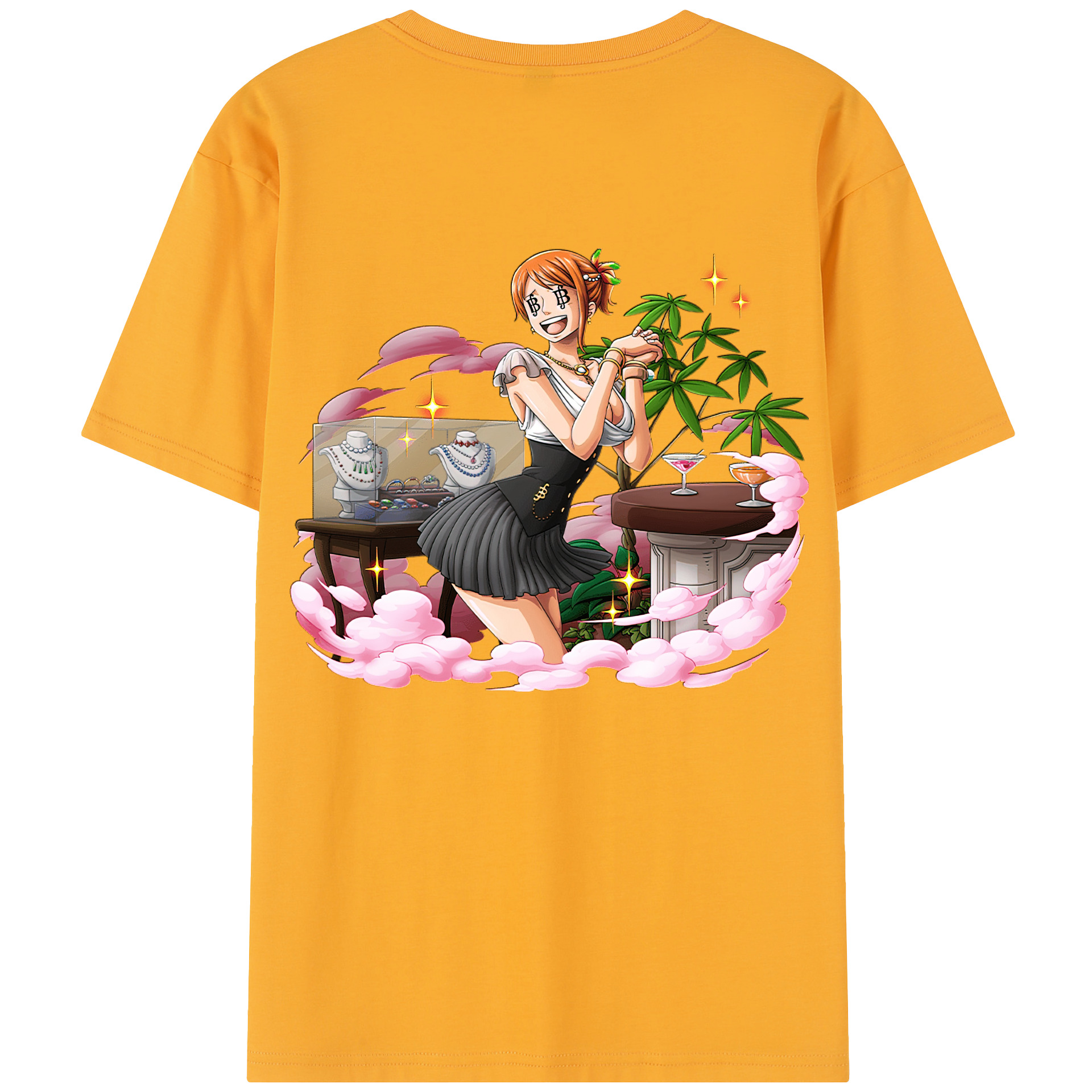（画像用） ワンピース ナミ ONE PIECE Nami レディース半袖Tシャツ(バックプリント)