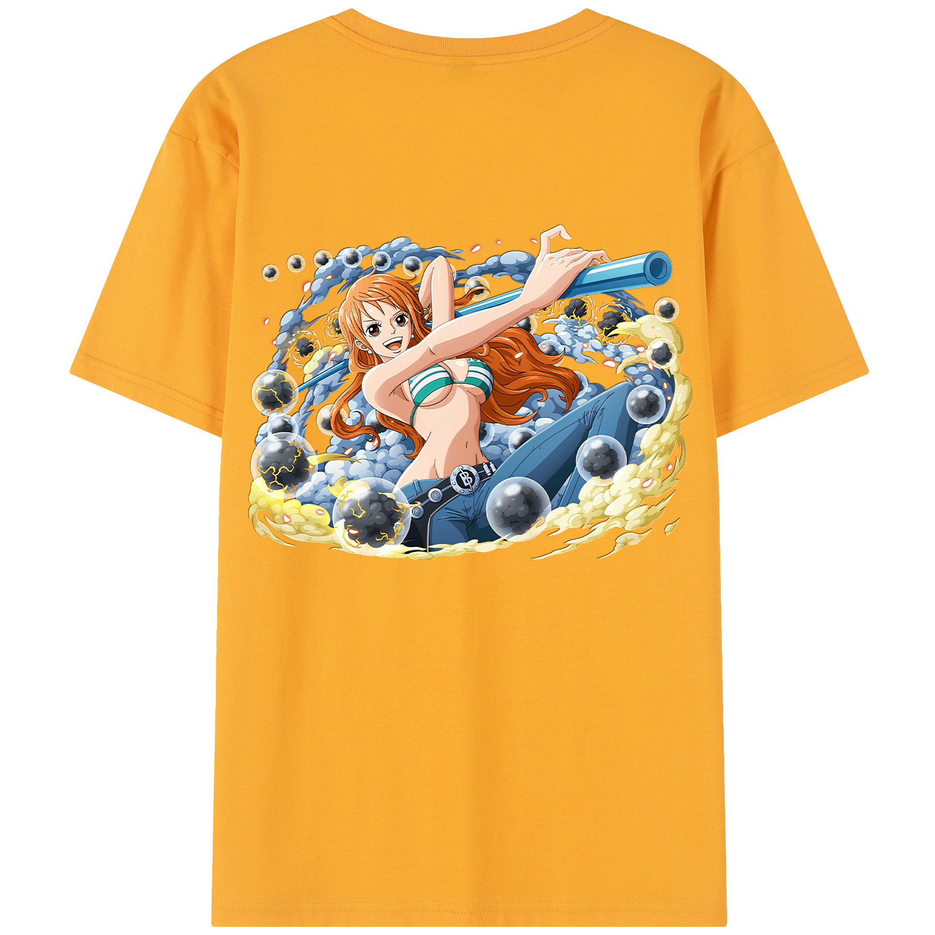 （画像用） ワンピース ナミ ONE PIECE Nami レディース半袖Tシャツ(バックプリント)