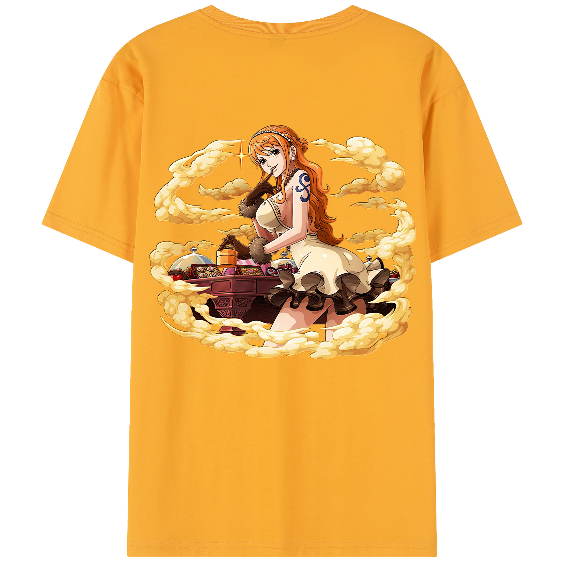 （画像用） ワンピース ナミ ONE PIECE Nami レディース半袖Tシャツ(バックプリント)