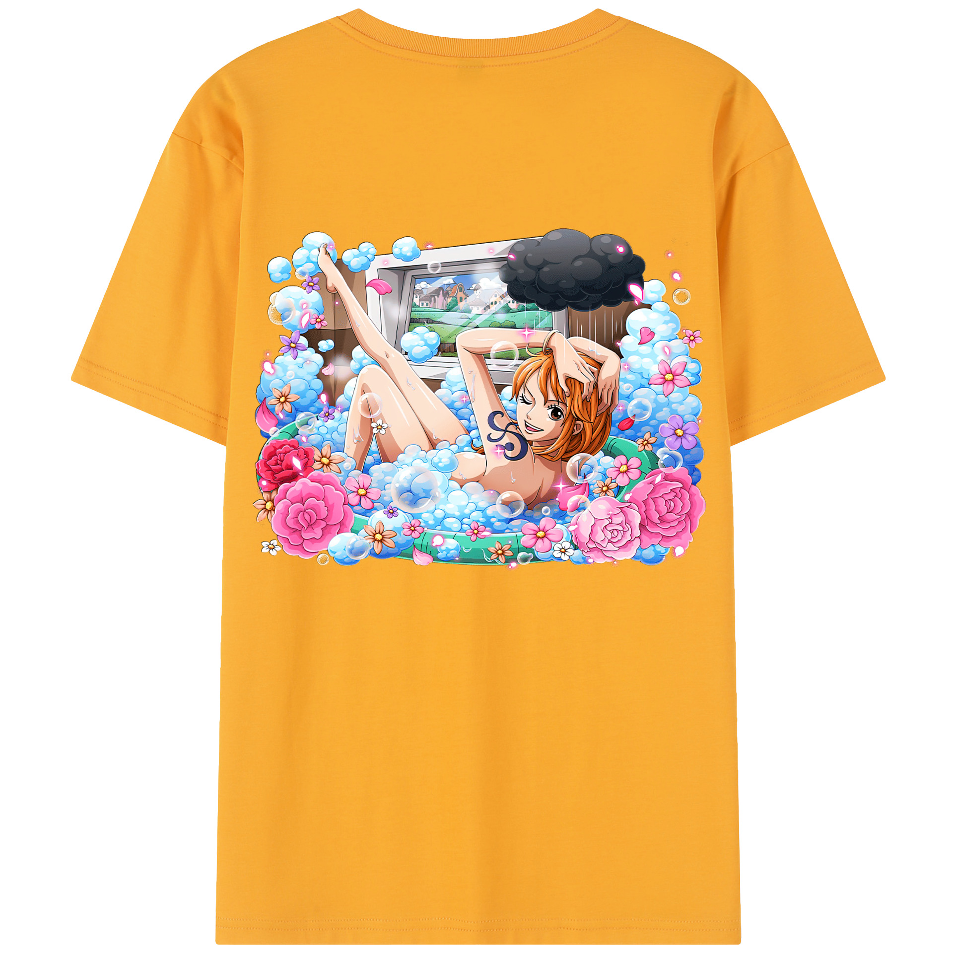 （画像用） ワンピース ナミ ONE PIECE Nami レディース半袖Tシャツ(バックプリント)