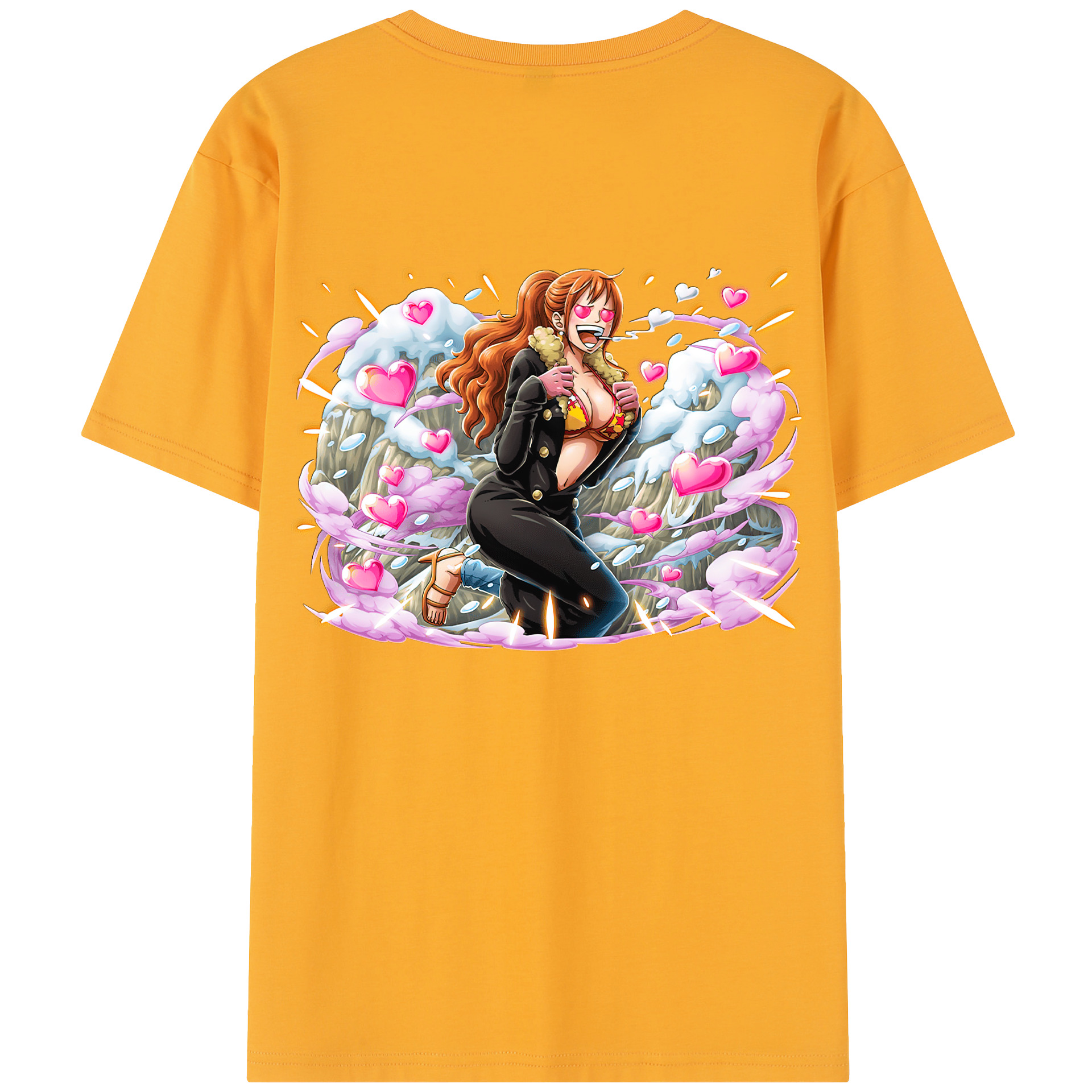 （画像用） ワンピース ナミ ONE PIECE Nami レディース半袖Tシャツ(バックプリント)