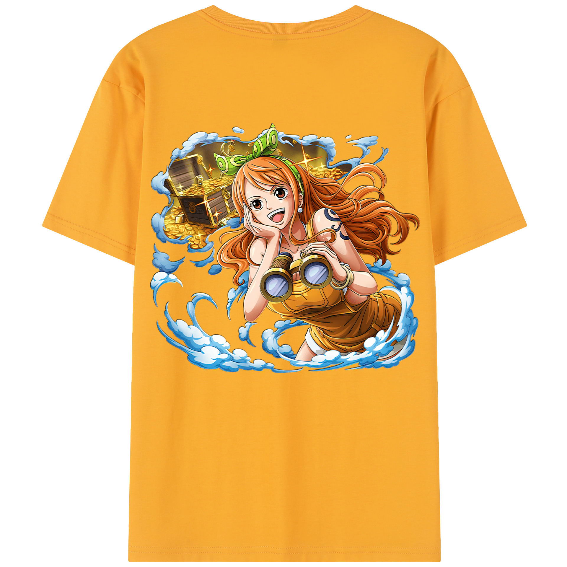（画像用） ワンピース ナミ ONE PIECE Nami レディース半袖Tシャツ(バックプリント)