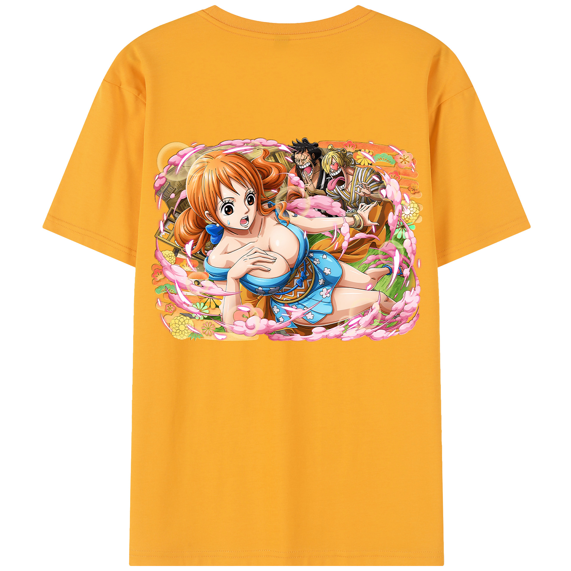 （画像用） ワンピース ナミ ONE PIECE Nami レディース半袖Tシャツ(バックプリント)