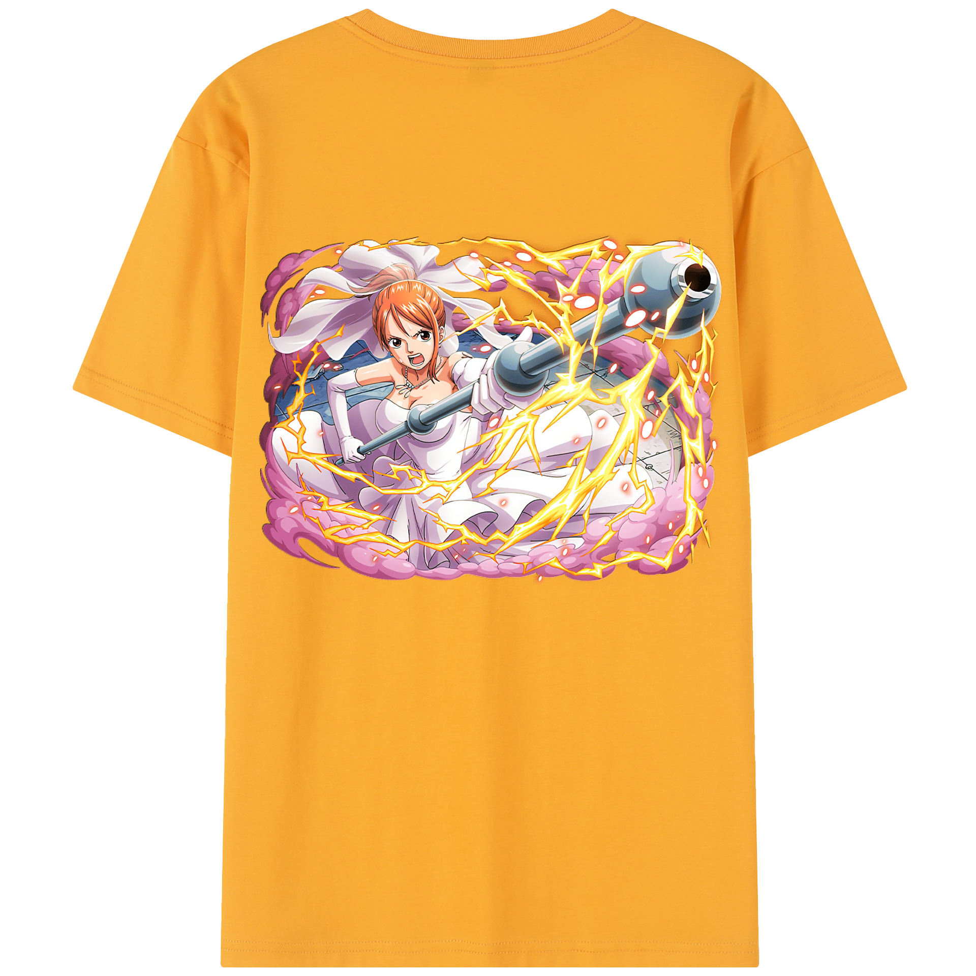 （画像用） ワンピース ナミ ONE PIECE Nami レディース半袖Tシャツ(バックプリント)