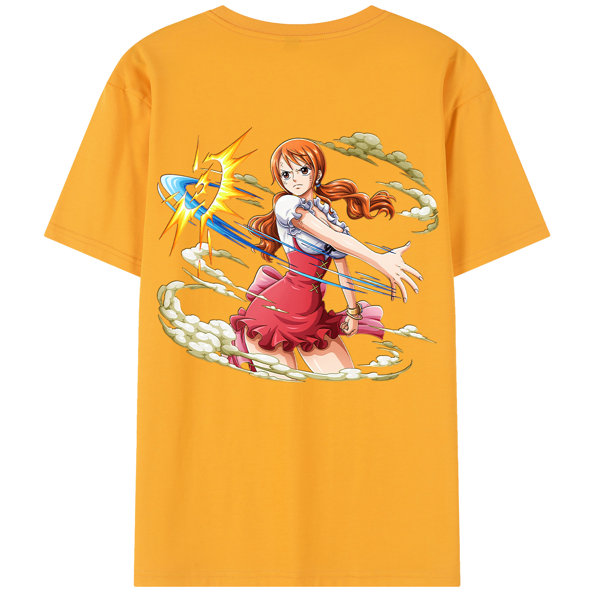 （画像用） ワンピース ナミ ONE PIECE Nami レディース半袖Tシャツ(バックプリント)