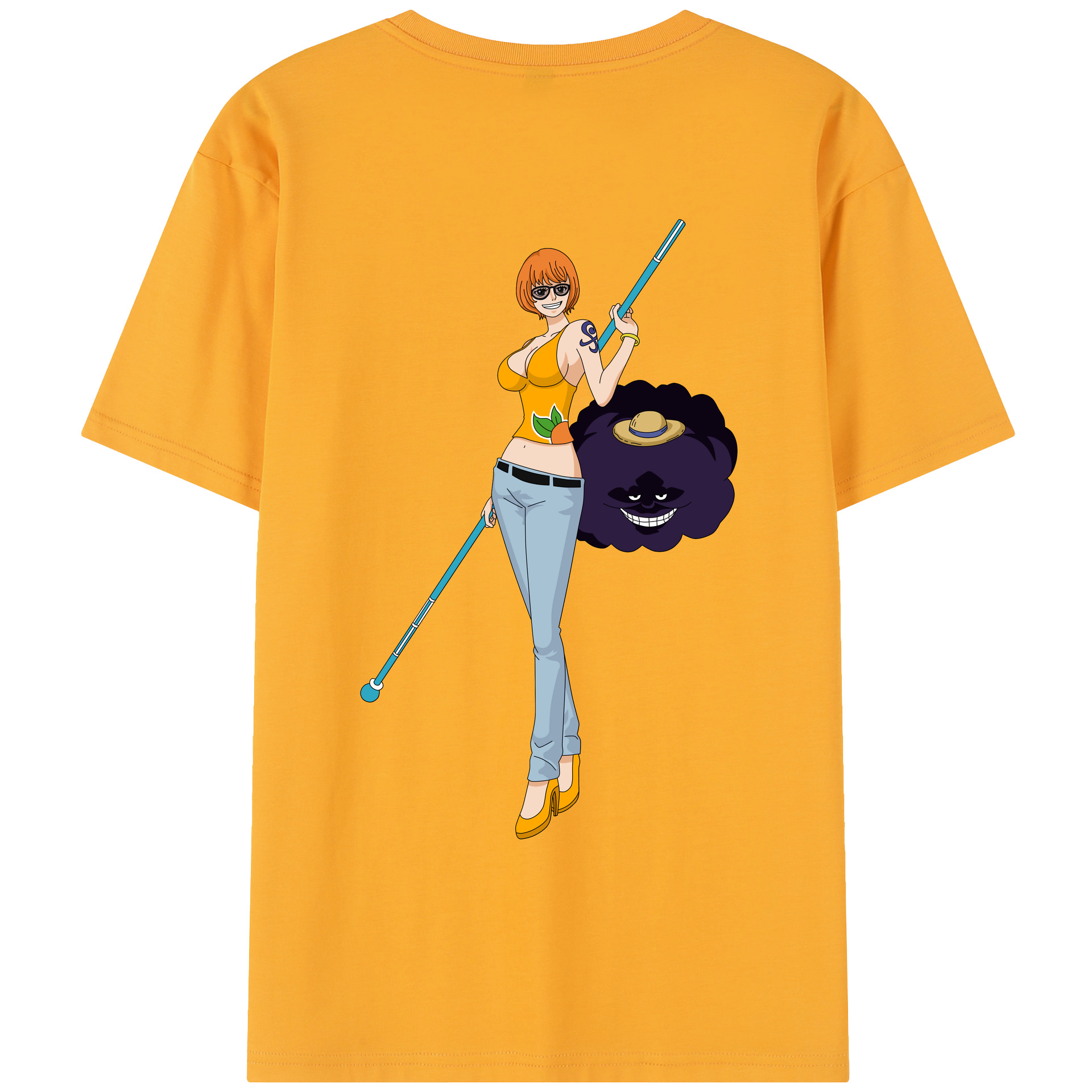 ワンピース ナミ ONE PIECE Nami レディース半袖Tシャツ(バックプリント)