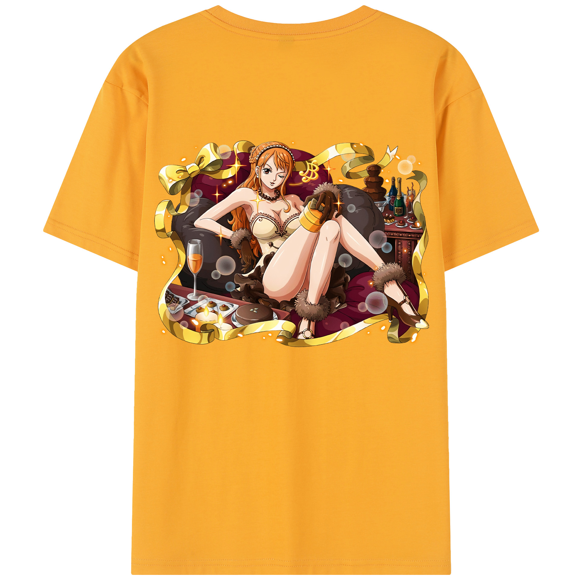 ワンピース ナミ ONE PIECE Nami レディース半袖Tシャツ(バックプリント)