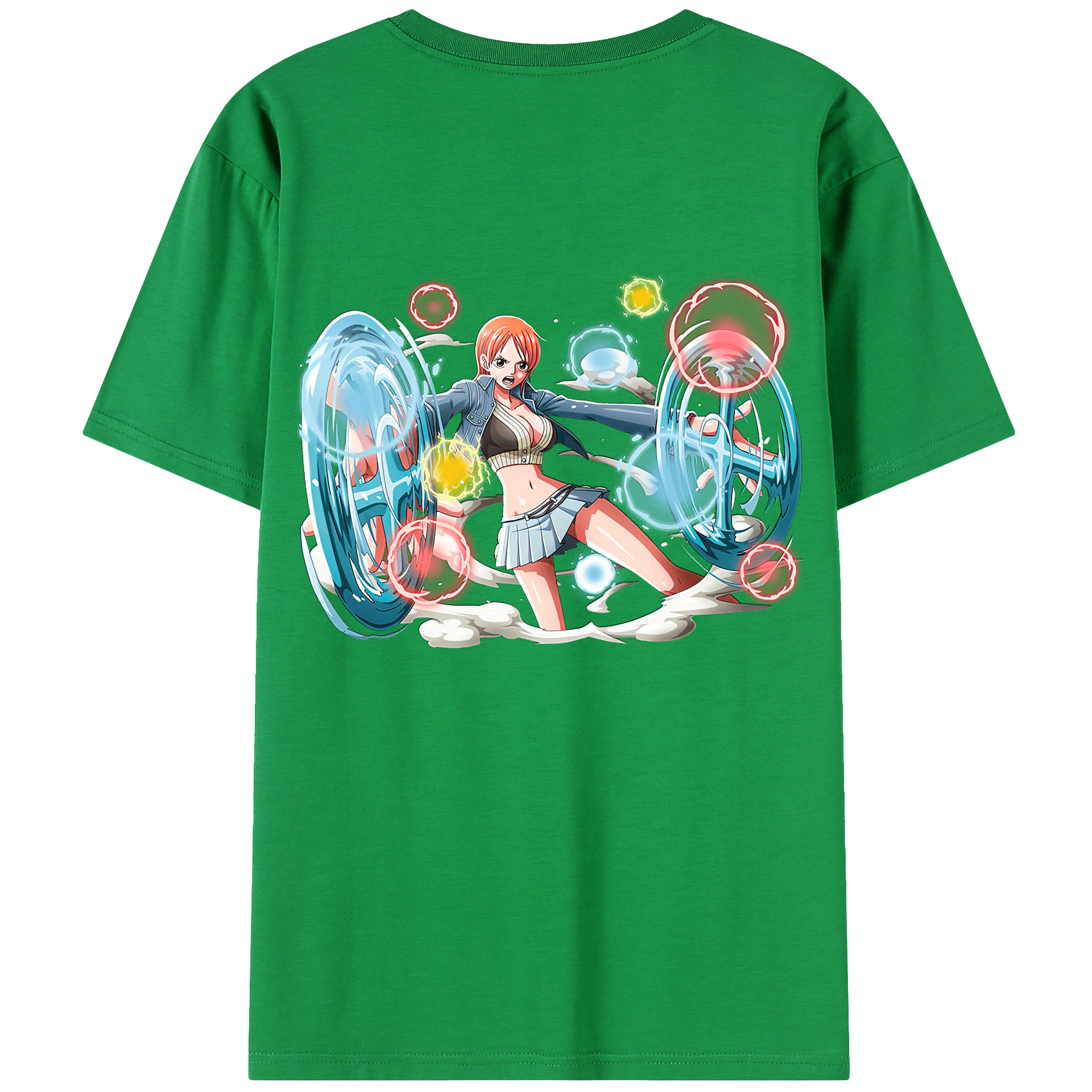（画像用） ワンピース ナミ ONE PIECE Nami レディース半袖Tシャツ(バックプリント)