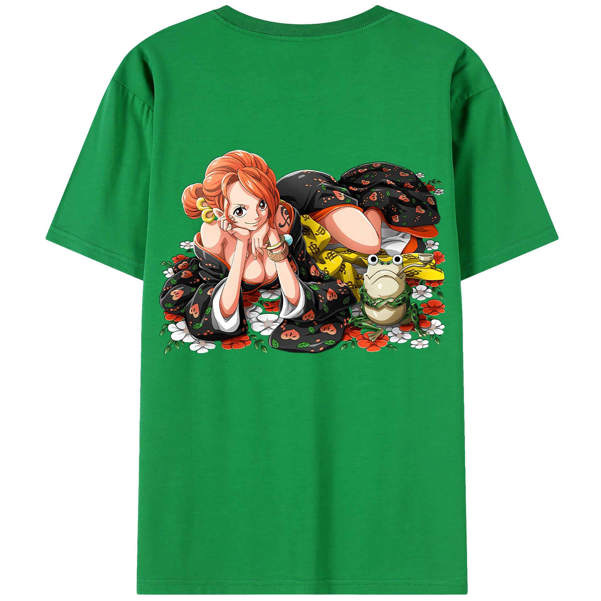 （画像用） ワンピース ナミ ONE PIECE Nami レディース半袖Tシャツ(バックプリント)