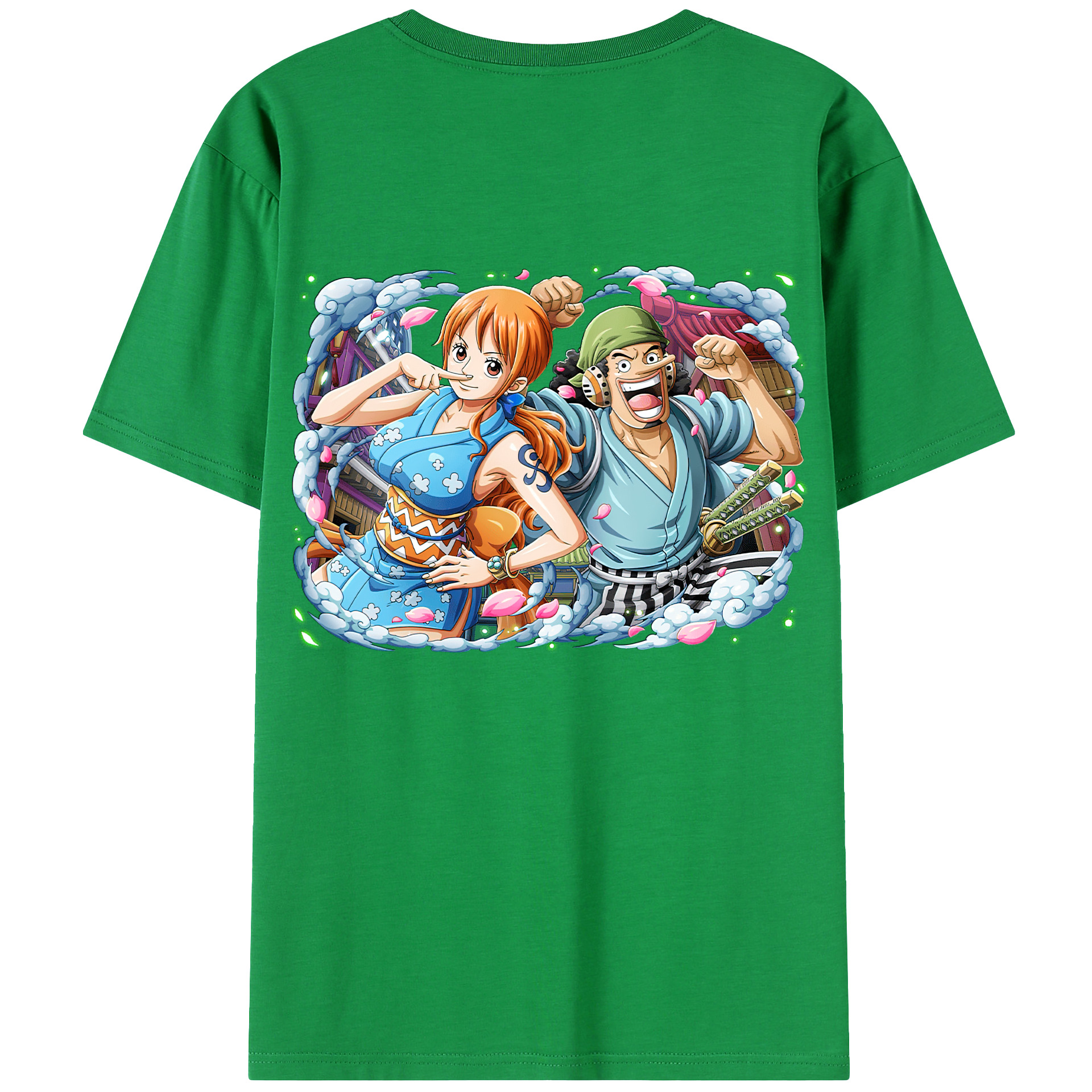 （画像用） ワンピース ナミ ONE PIECE Nami レディース半袖Tシャツ(バックプリント)