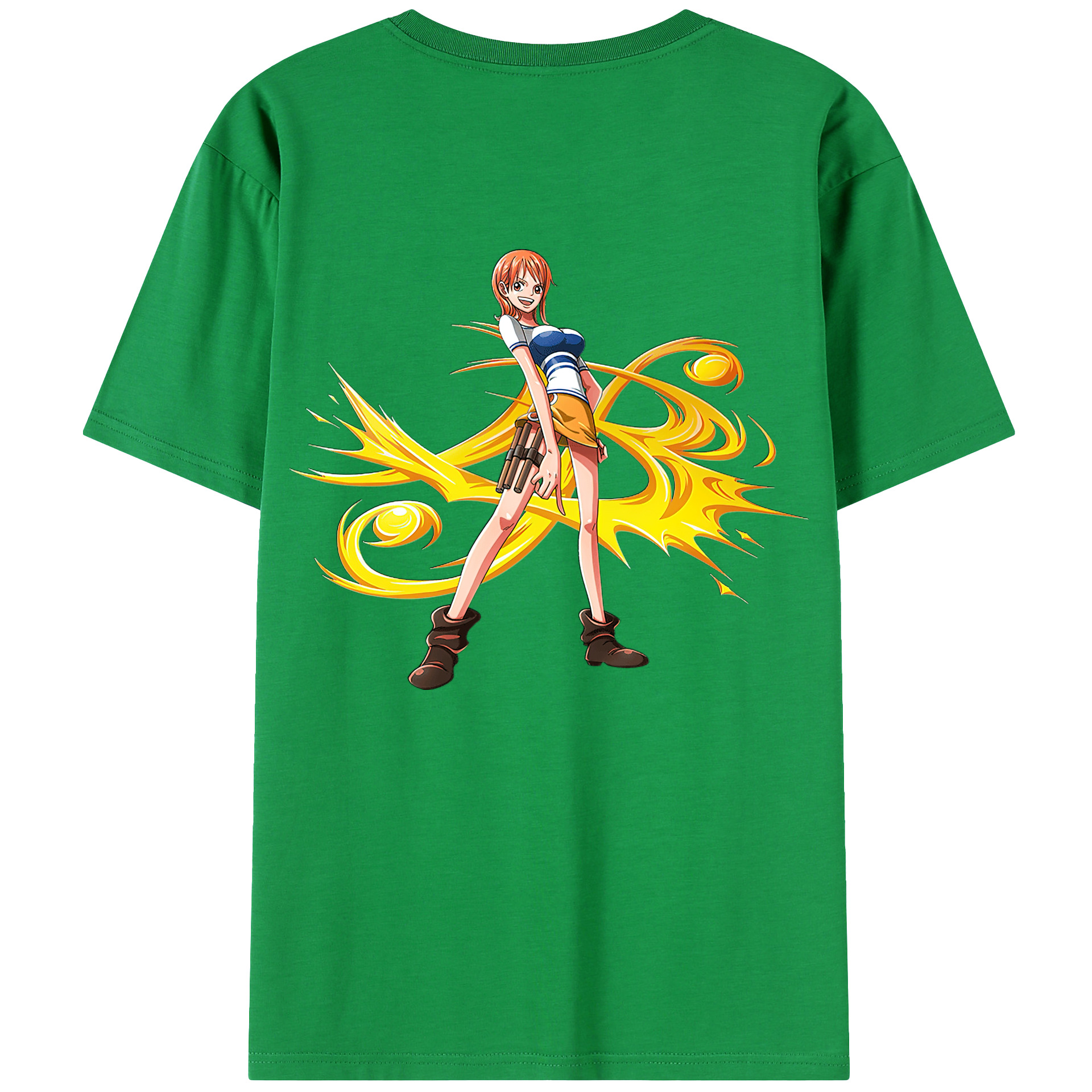 （画像用） ワンピース ナミ ONE PIECE Nami レディース半袖Tシャツ(バックプリント)