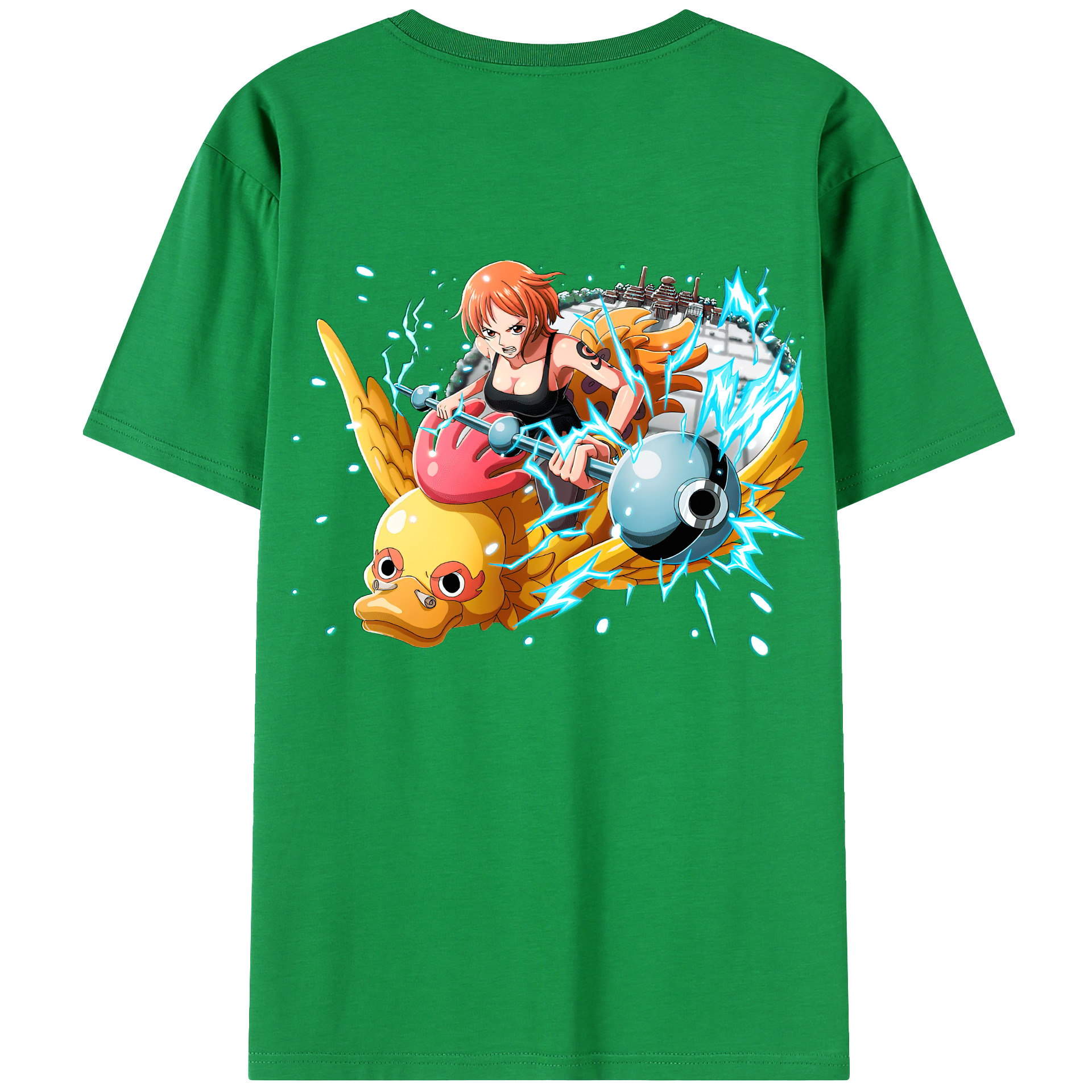 （画像用） ワンピース ナミ ONE PIECE Nami レディース半袖Tシャツ(バックプリント)