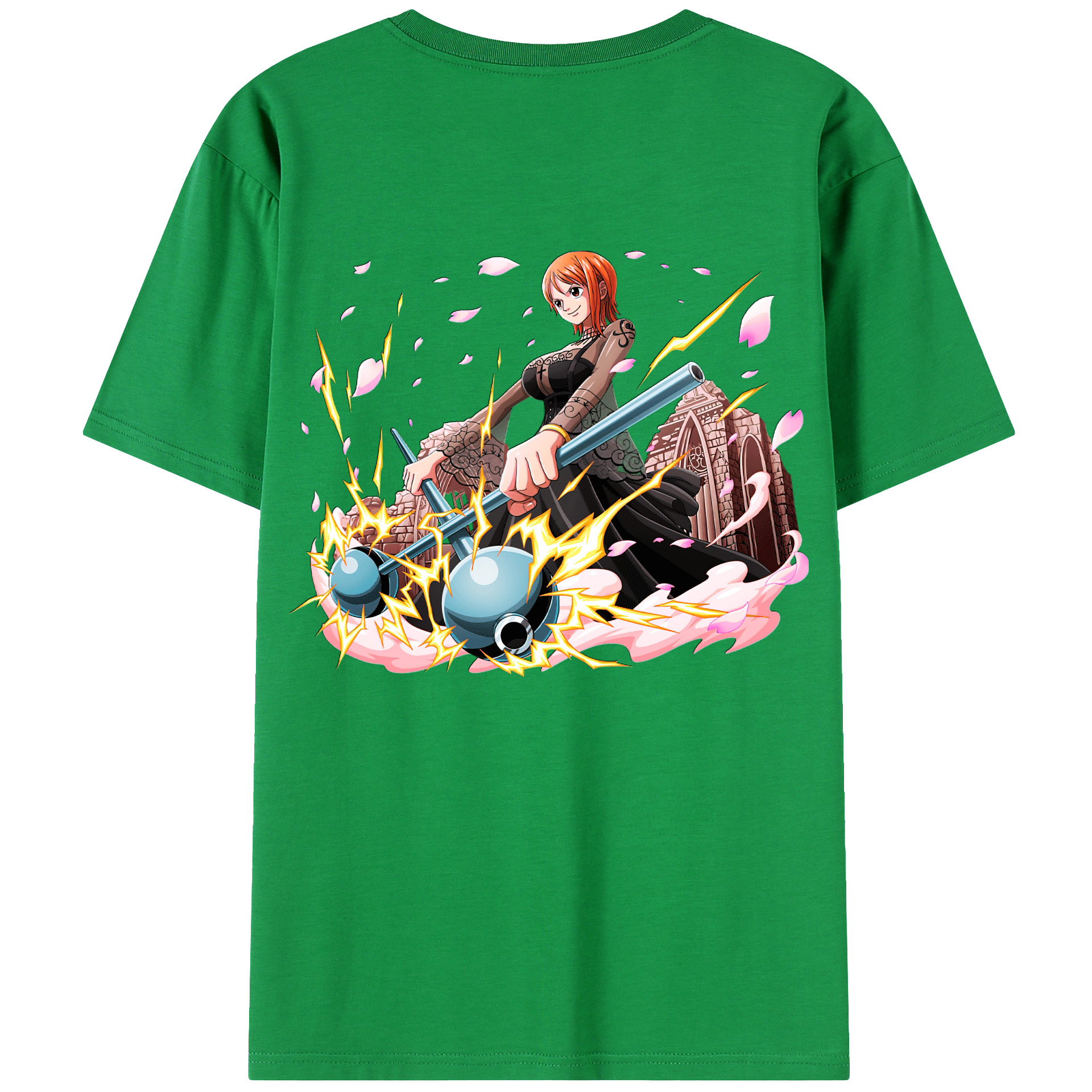 （画像用） ワンピース ナミ ONE PIECE Nami レディース半袖Tシャツ(バックプリント)