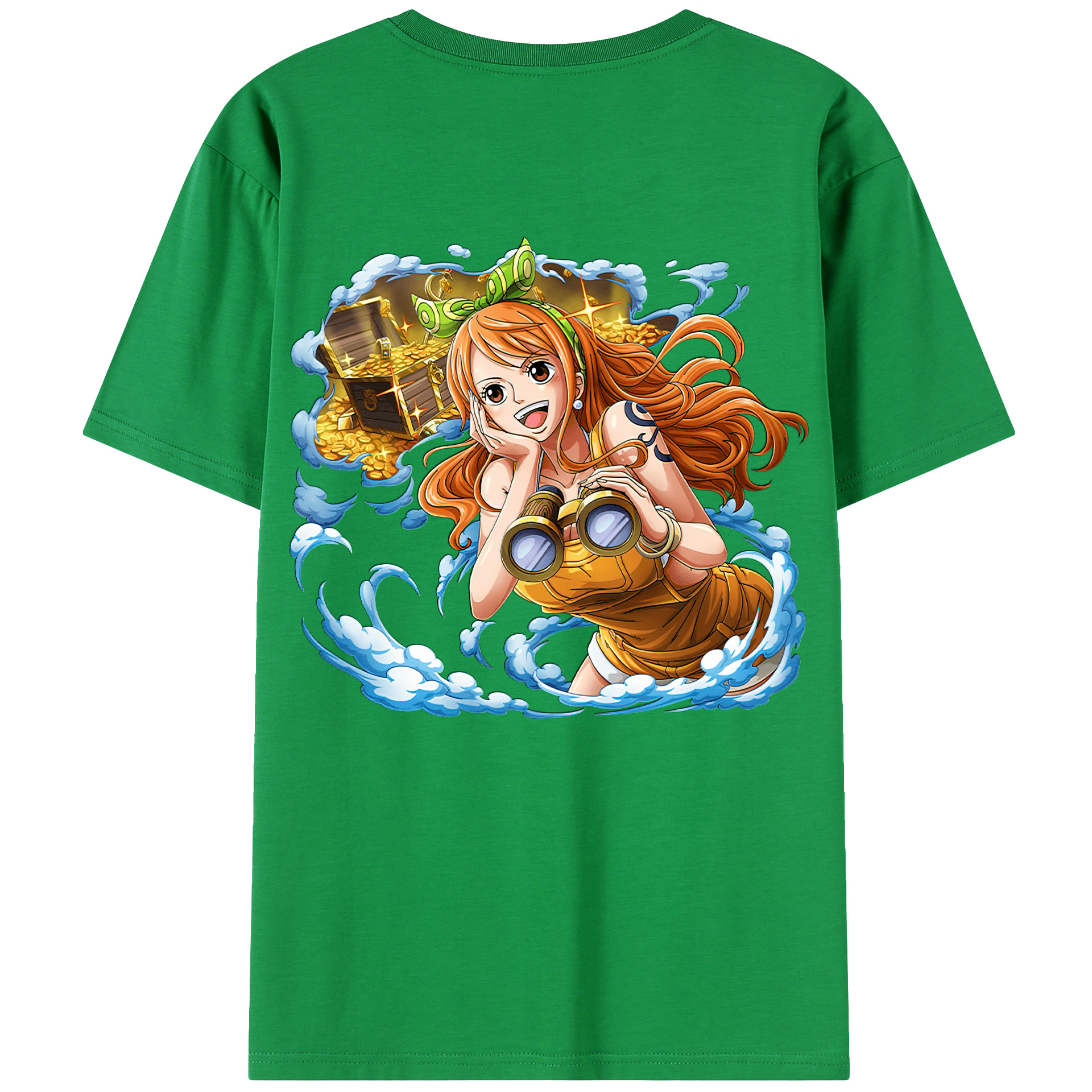 （画像用） ワンピース ナミ ONE PIECE Nami レディース半袖Tシャツ(バックプリント)