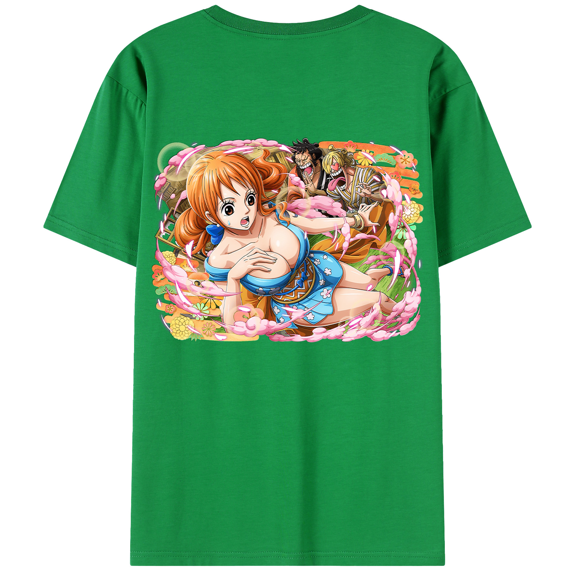 （画像用） ワンピース ナミ ONE PIECE Nami レディース半袖Tシャツ(バックプリント)