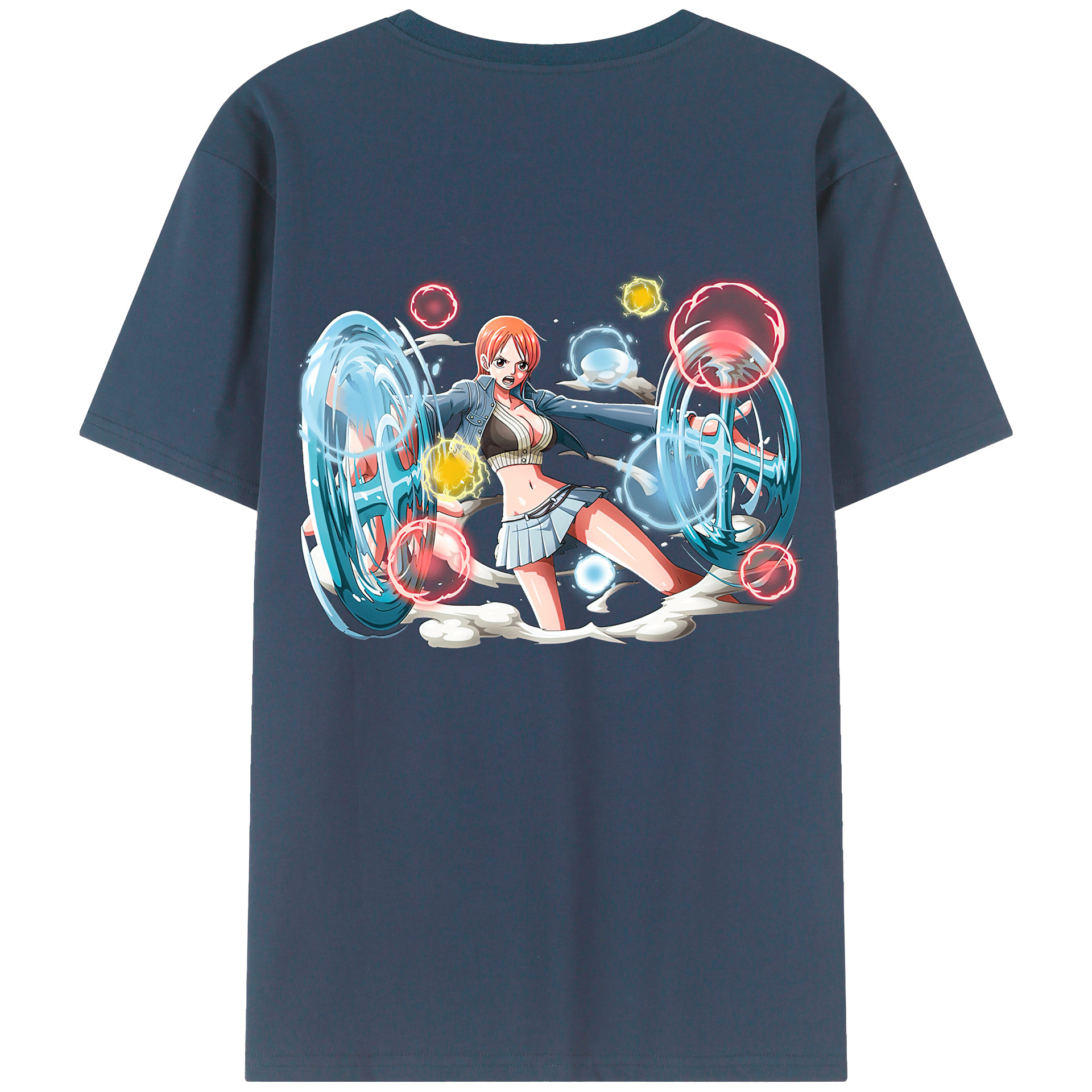 （画像用） ワンピース ナミ ONE PIECE Nami レディース半袖Tシャツ(バックプリント)