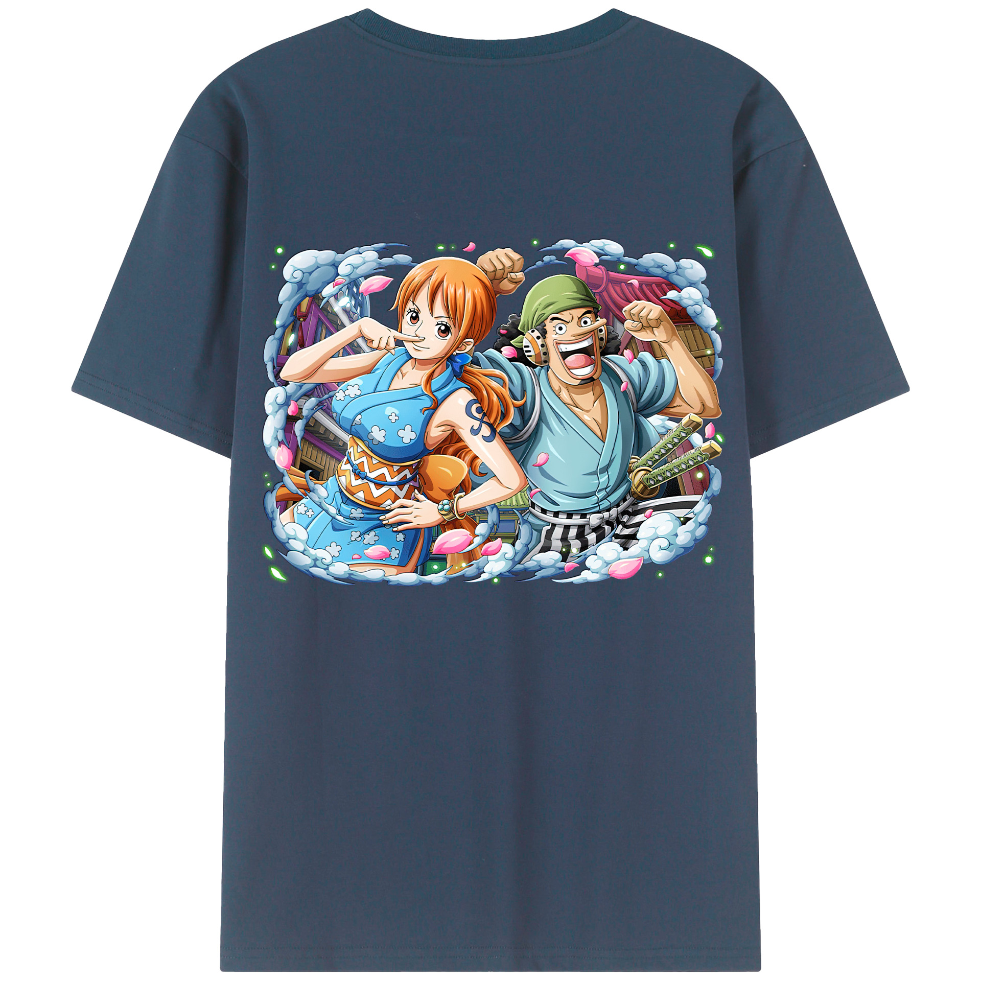 （画像用） ワンピース ナミ ONE PIECE Nami レディース半袖Tシャツ(バックプリント)