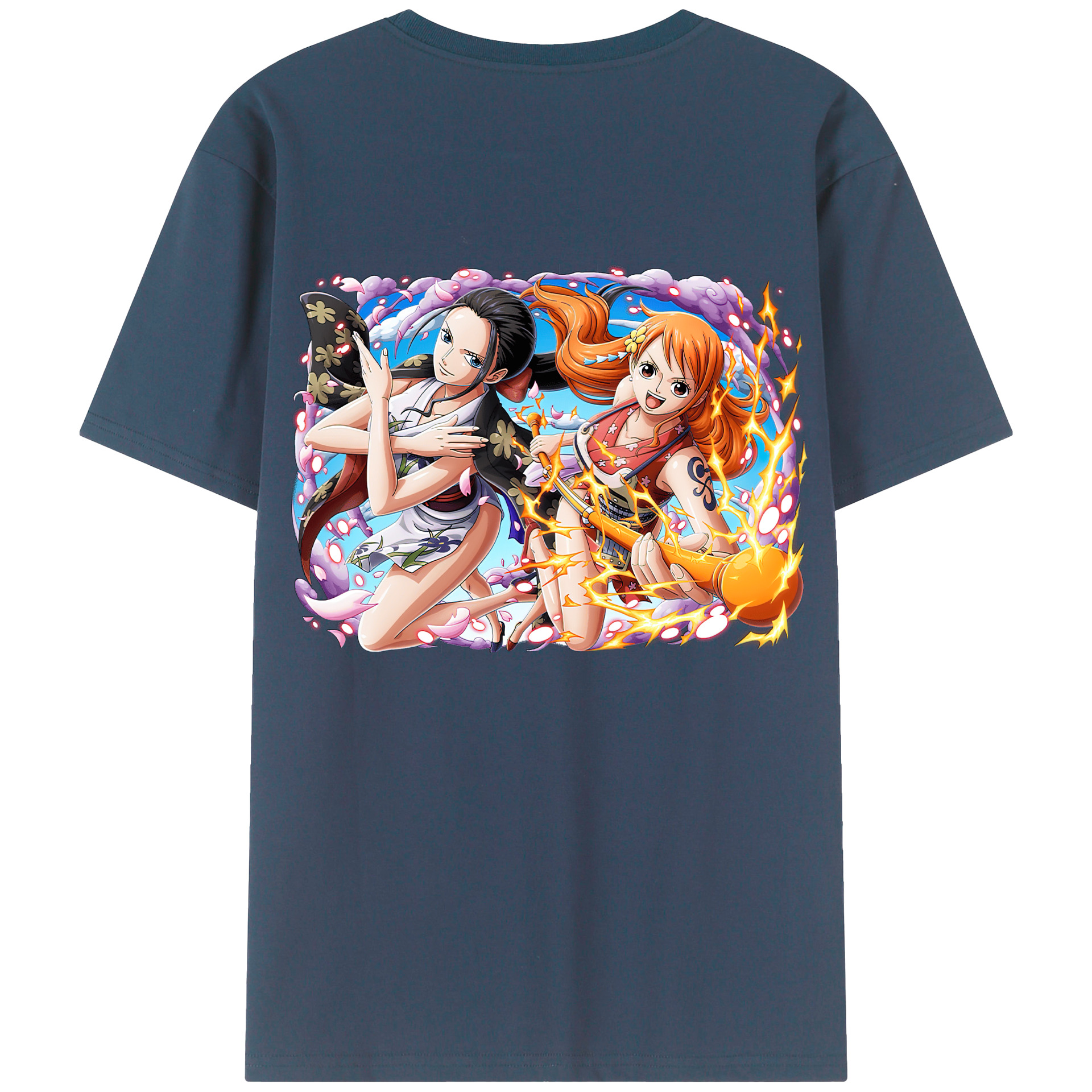 （画像用） ワンピース ナミ ONE PIECE Nami レディース半袖Tシャツ(バックプリント)