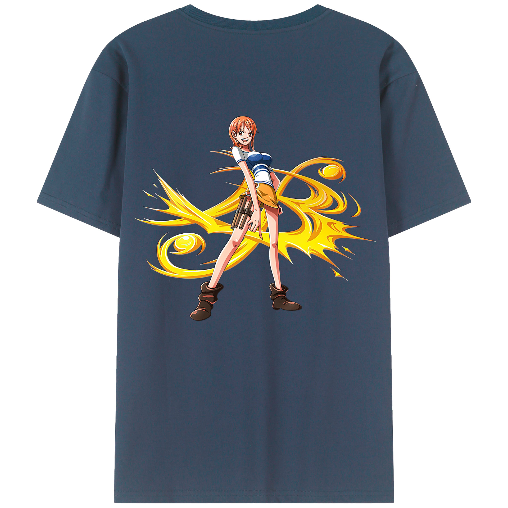 （画像用） ワンピース ナミ ONE PIECE Nami レディース半袖Tシャツ(バックプリント)