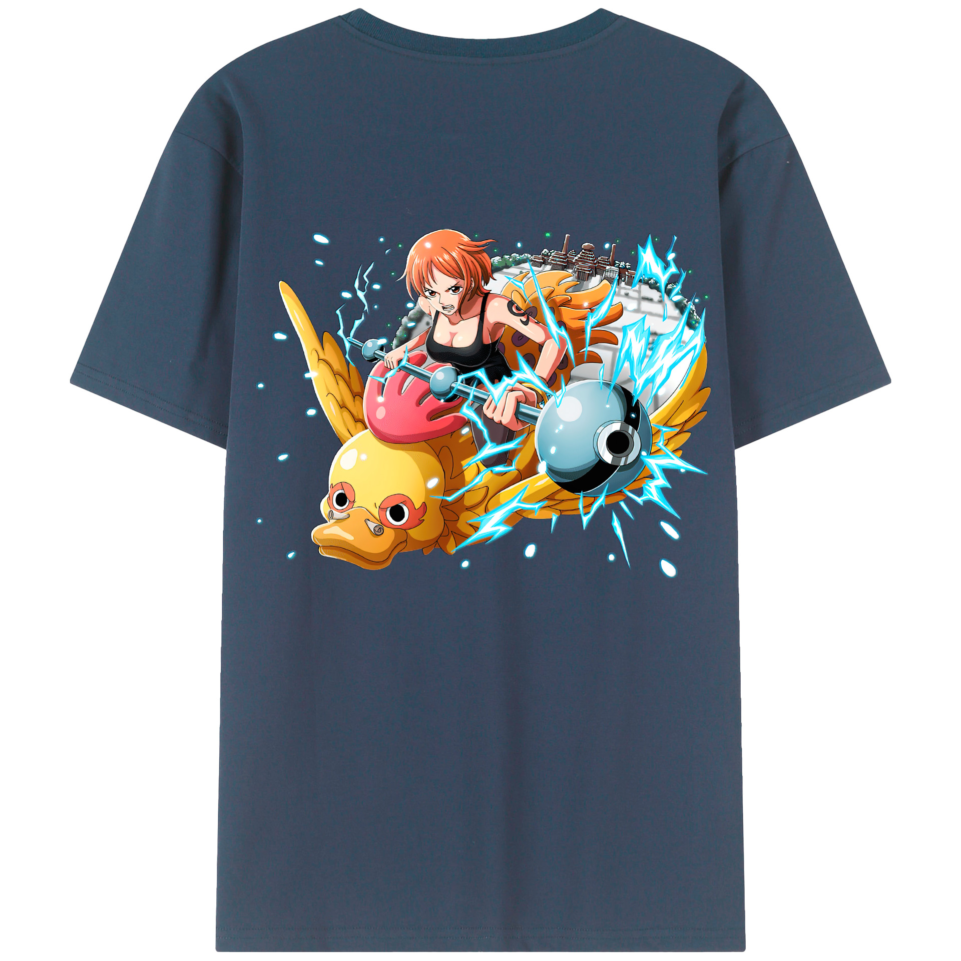 （画像用） ワンピース ナミ ONE PIECE Nami レディース半袖Tシャツ(バックプリント)