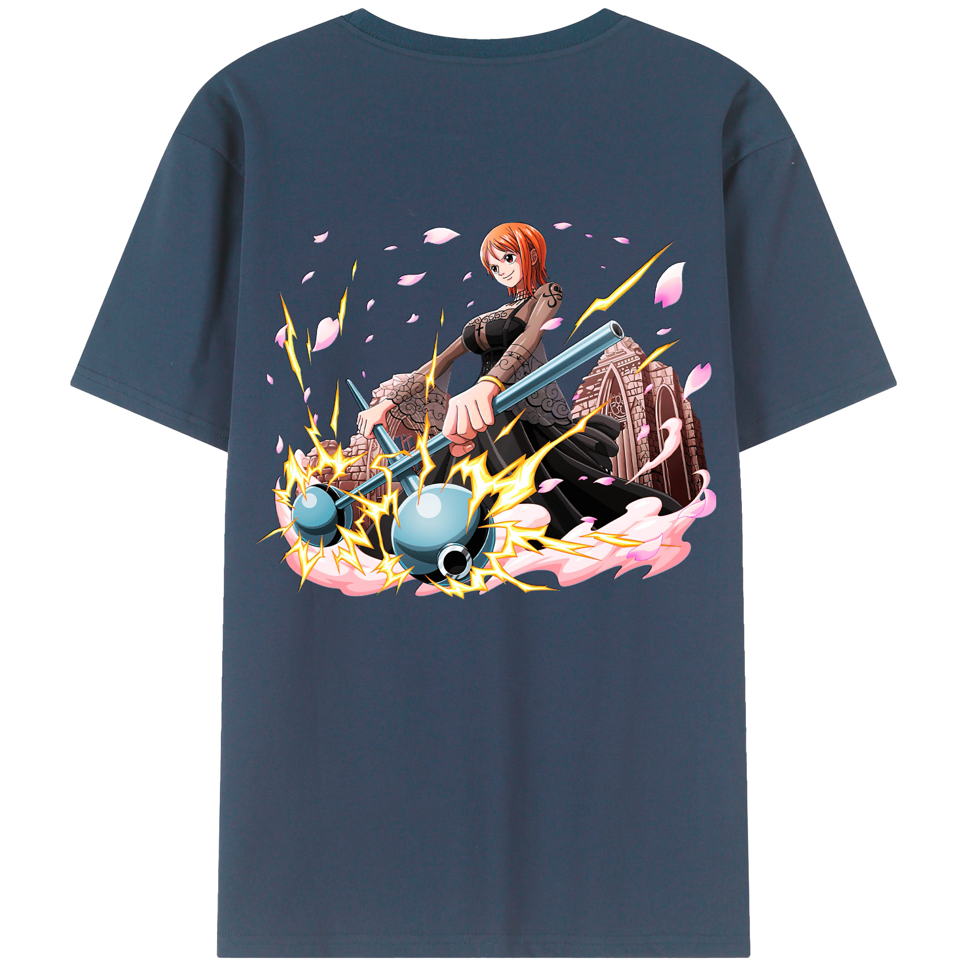 （画像用） ワンピース ナミ ONE PIECE Nami レディース半袖Tシャツ(バックプリント)