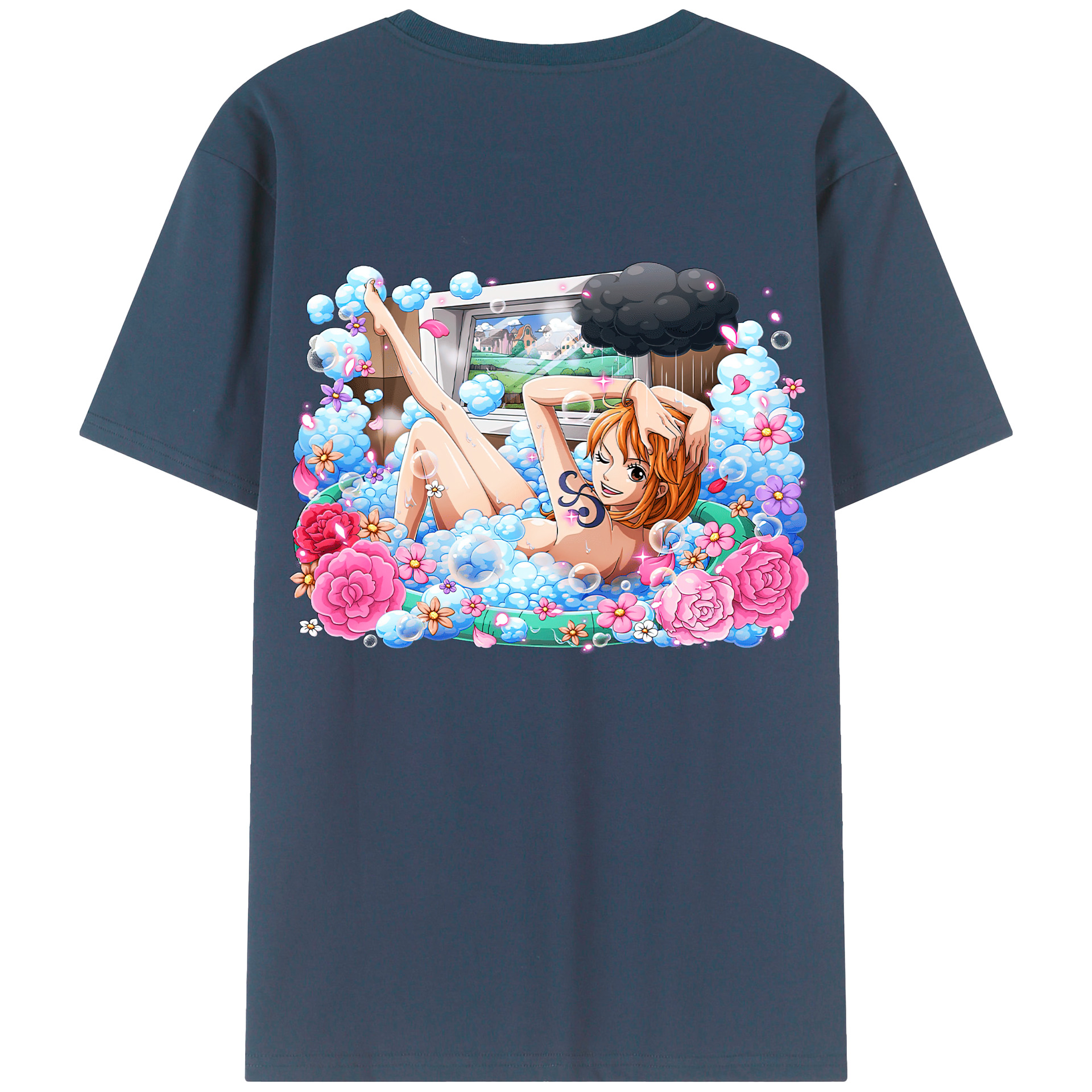 （画像用） ワンピース ナミ ONE PIECE Nami レディース半袖Tシャツ(バックプリント)