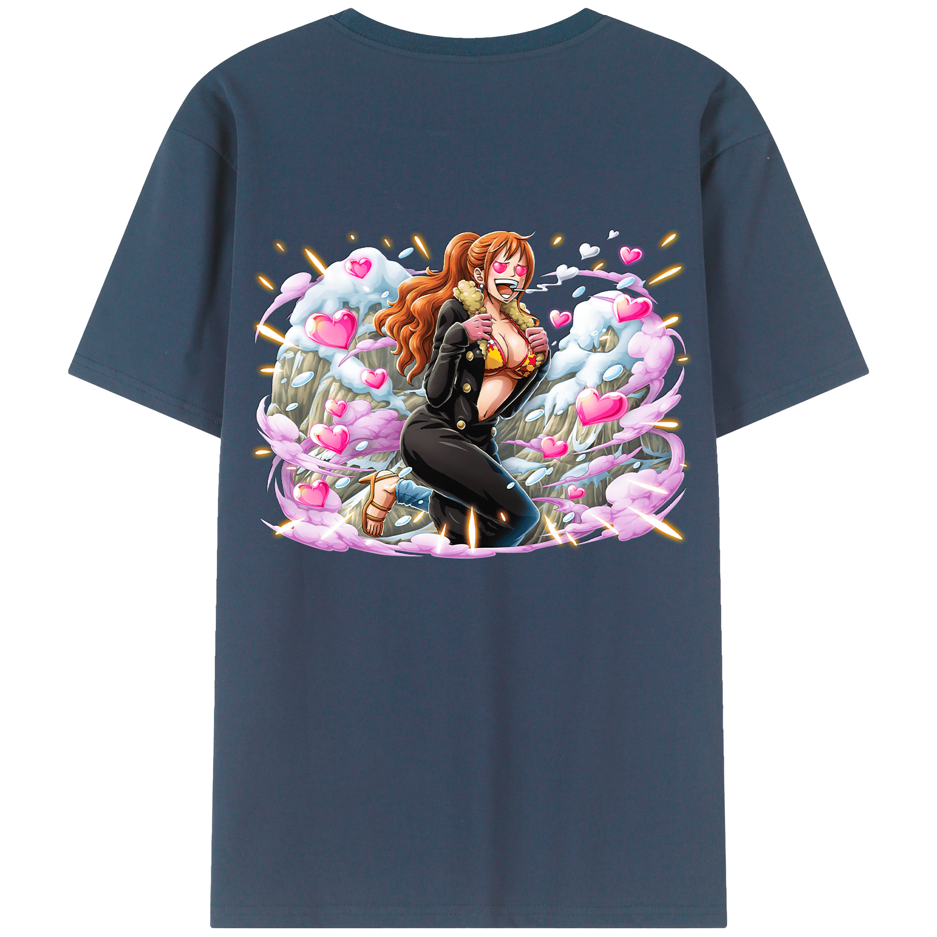 （画像用） ワンピース ナミ ONE PIECE Nami レディース半袖Tシャツ(バックプリント)