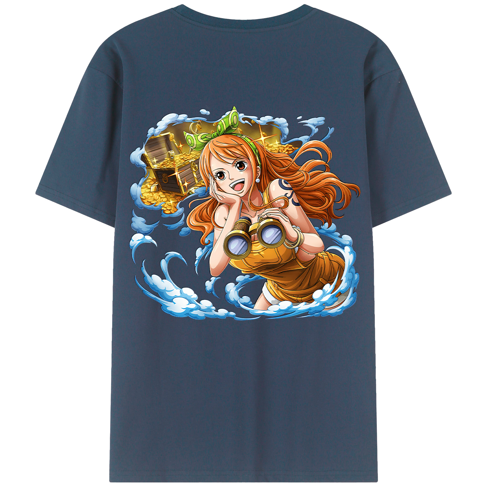（画像用） ワンピース ナミ ONE PIECE Nami レディース半袖Tシャツ(バックプリント)
