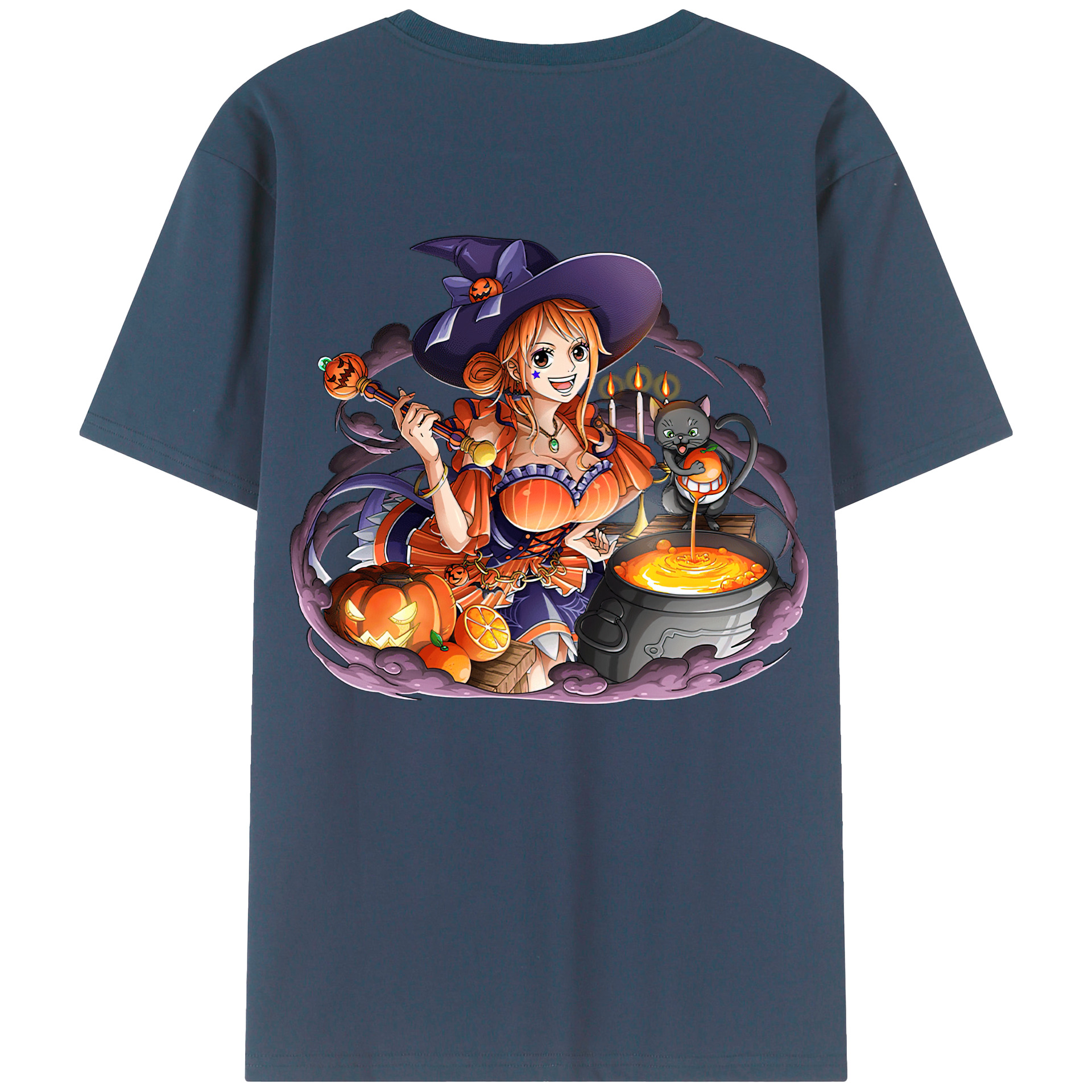 （画像用） ワンピース ナミ ONE PIECE Nami レディース半袖Tシャツ(バックプリント)