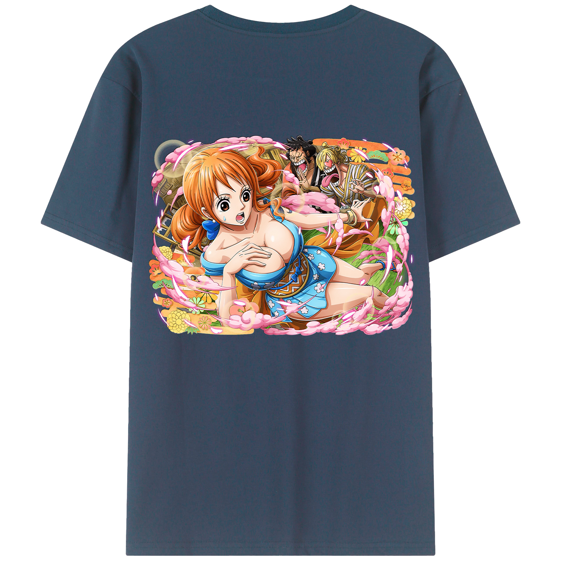（画像用） ワンピース ナミ ONE PIECE Nami レディース半袖Tシャツ(バックプリント)