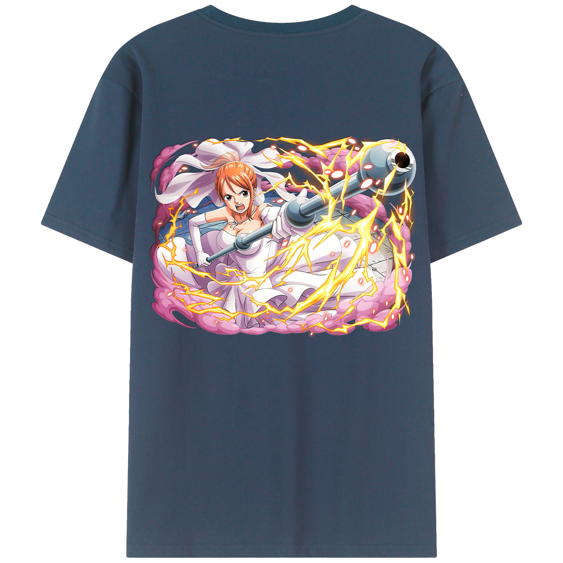 （画像用） ワンピース ナミ ONE PIECE Nami レディース半袖Tシャツ(バックプリント)