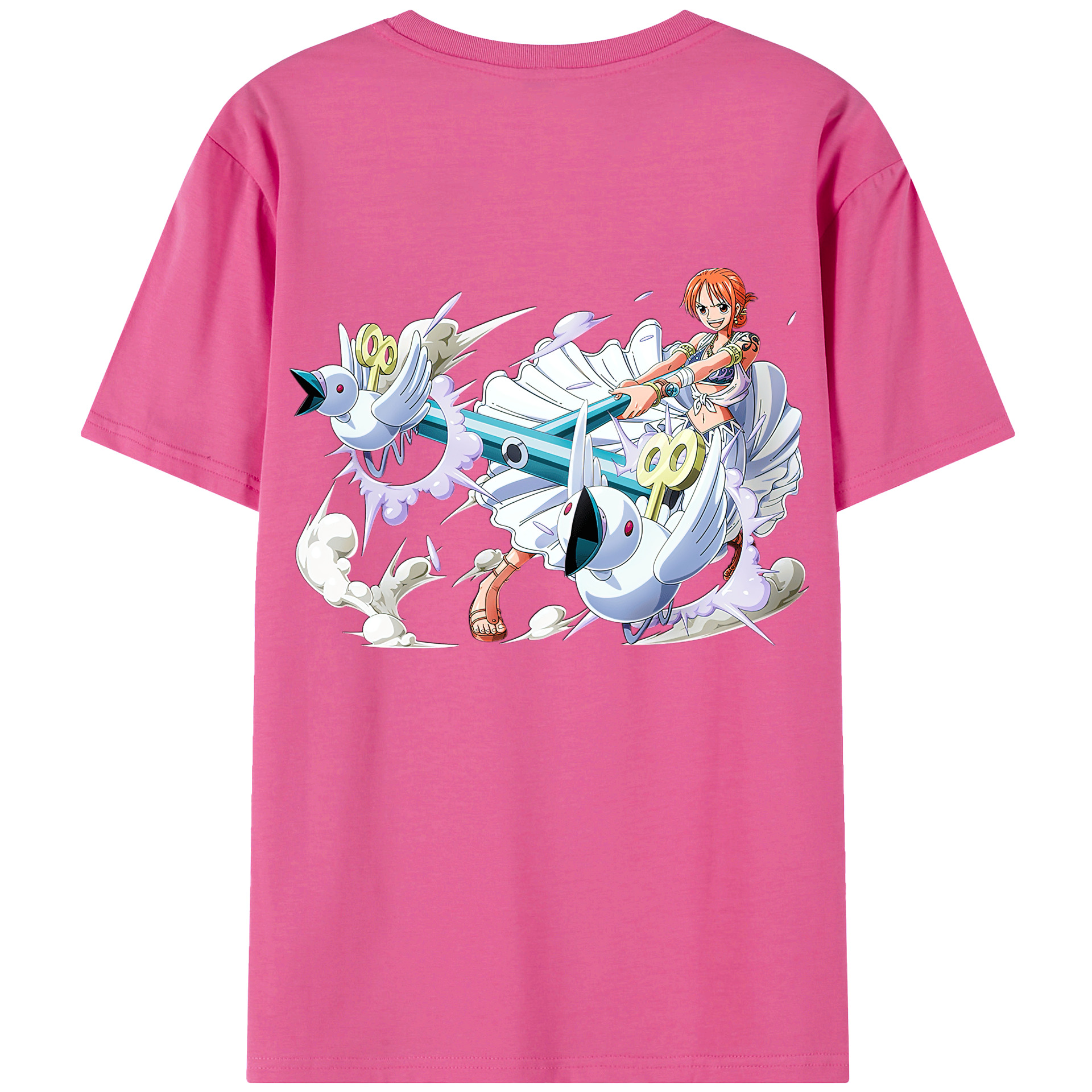 （画像用） ワンピース ナミ ONE PIECE Nami レディース半袖Tシャツ(バックプリント)