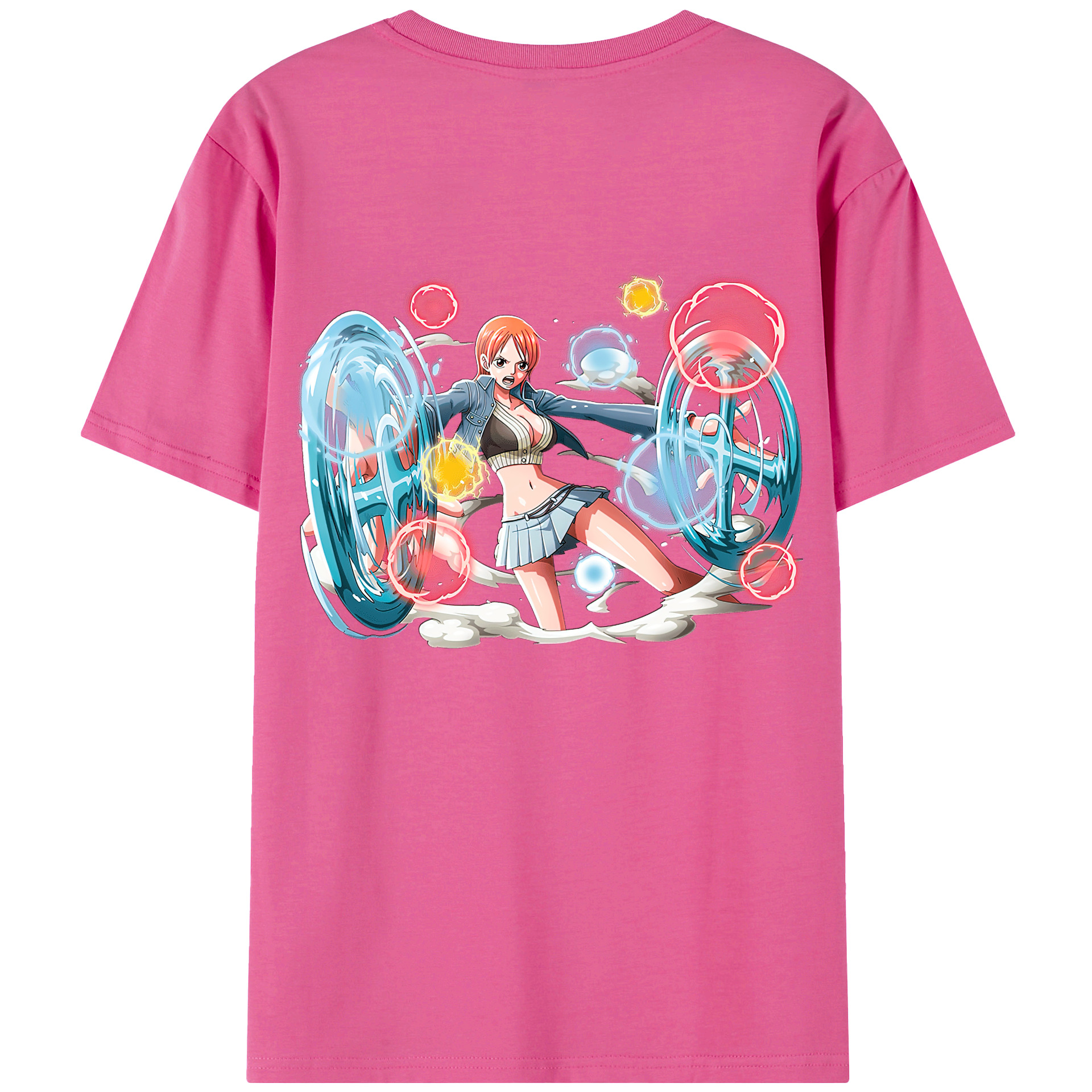 （画像用） ワンピース ナミ ONE PIECE Nami レディース半袖Tシャツ(バックプリント)