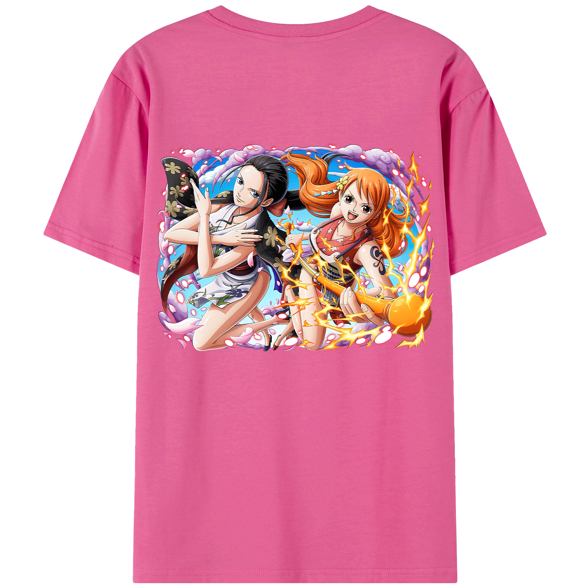 （画像用） ワンピース ナミ ONE PIECE Nami レディース半袖Tシャツ(バックプリント)