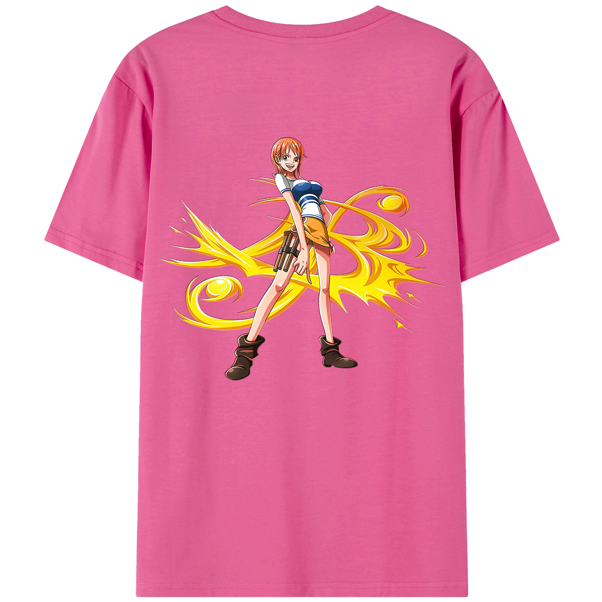 （画像用） ワンピース ナミ ONE PIECE Nami レディース半袖Tシャツ(バックプリント)