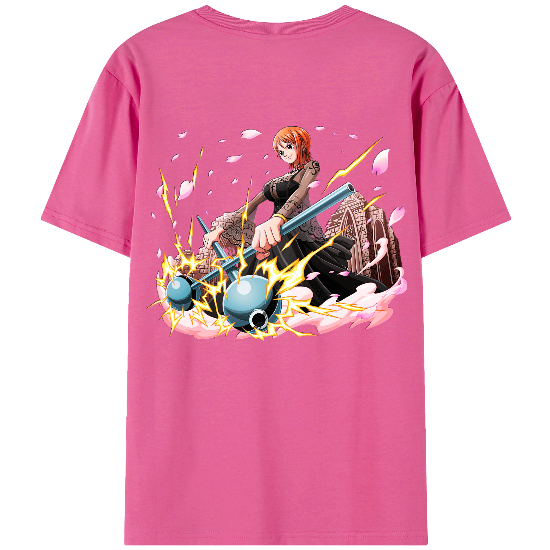 （画像用） ワンピース ナミ ONE PIECE Nami レディース半袖Tシャツ(バックプリント)