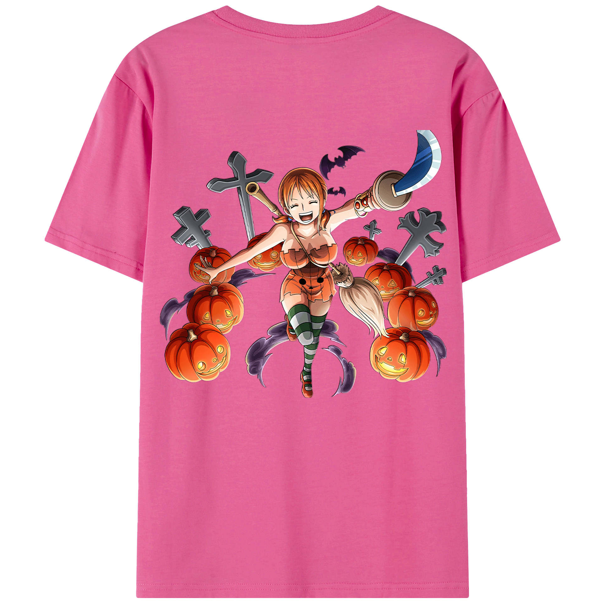 （画像用） ワンピース ナミ ONE PIECE Nami レディース半袖Tシャツ(バックプリント)