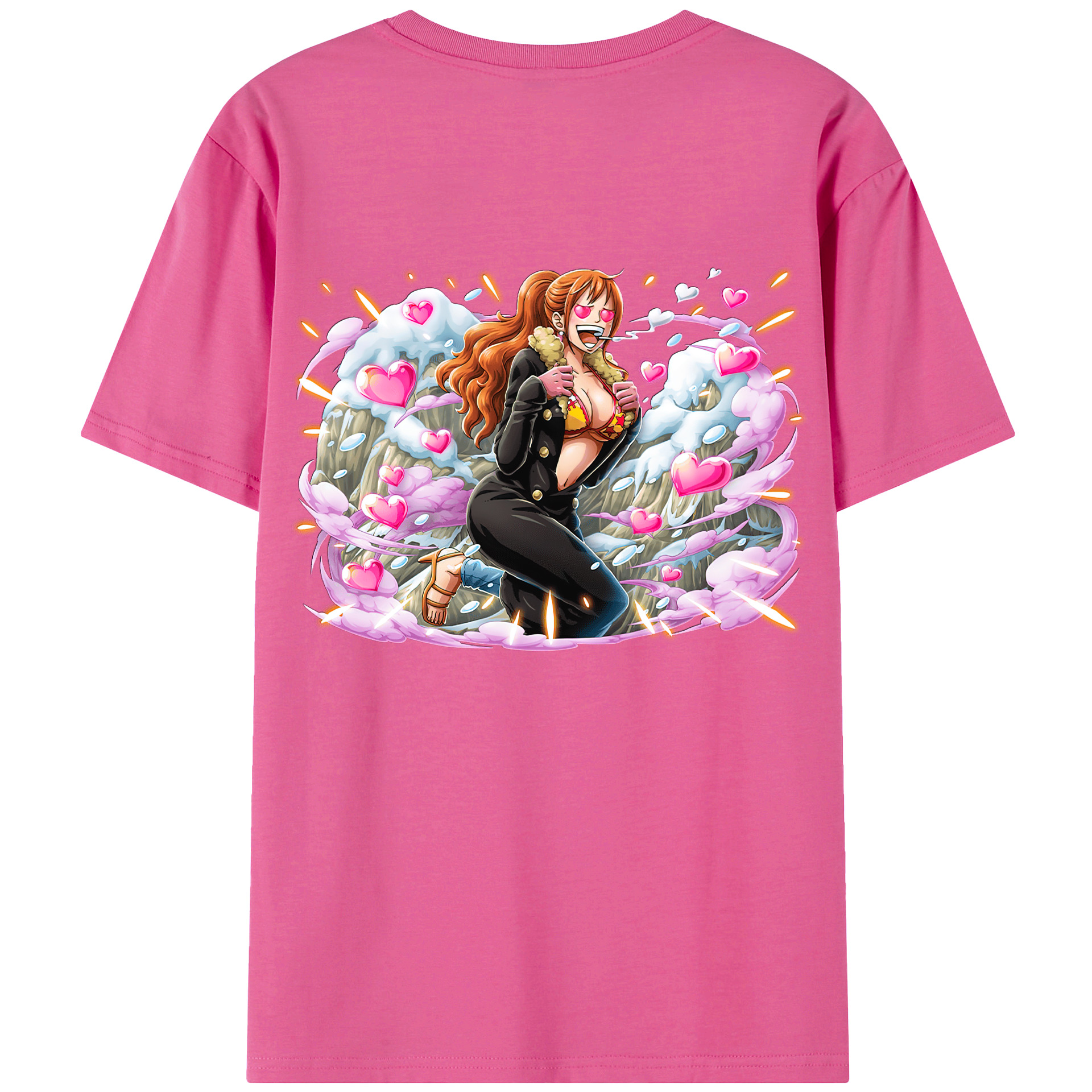 （画像用） ワンピース ナミ ONE PIECE Nami レディース半袖Tシャツ(バックプリント)