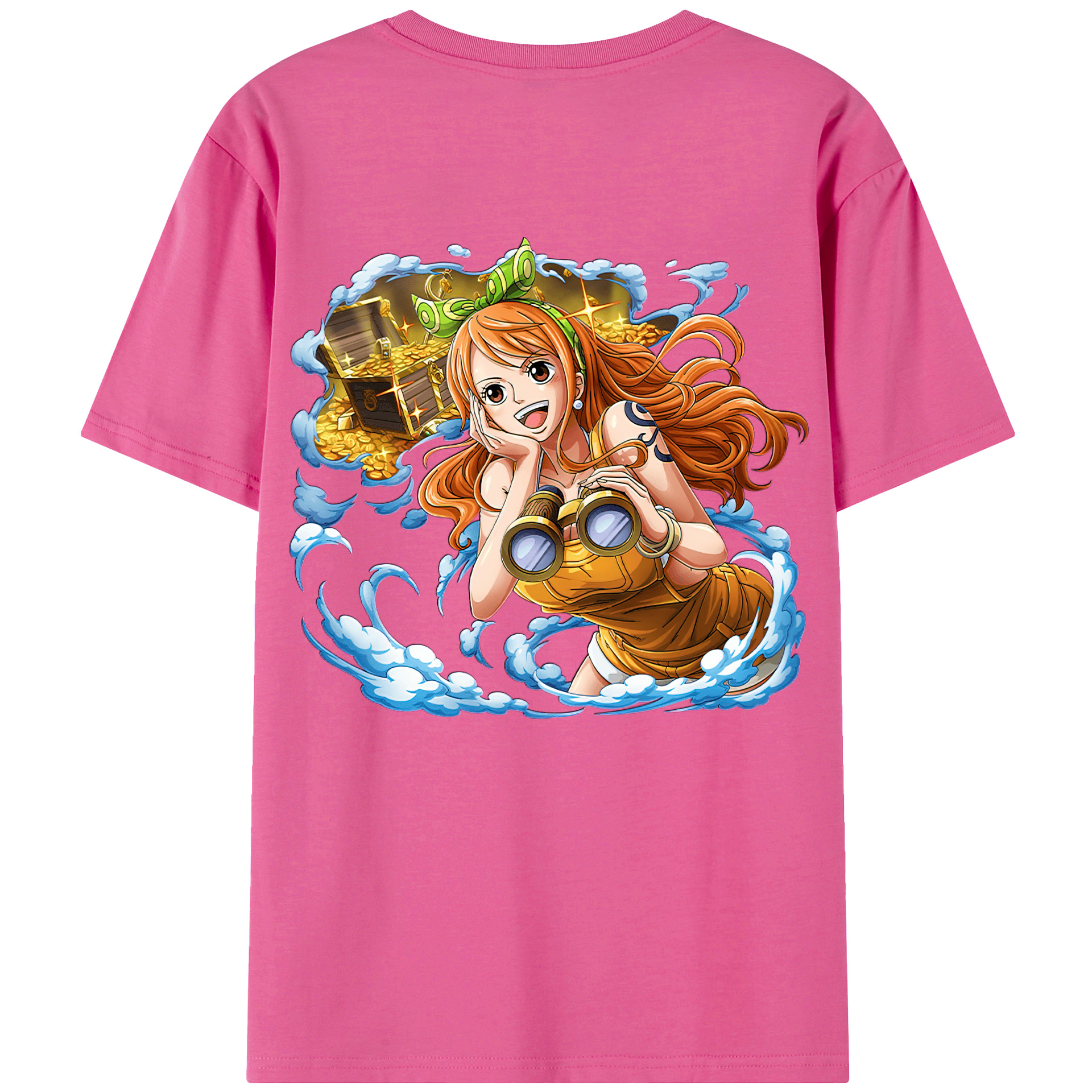 （画像用） ワンピース ナミ ONE PIECE Nami レディース半袖Tシャツ(バックプリント)