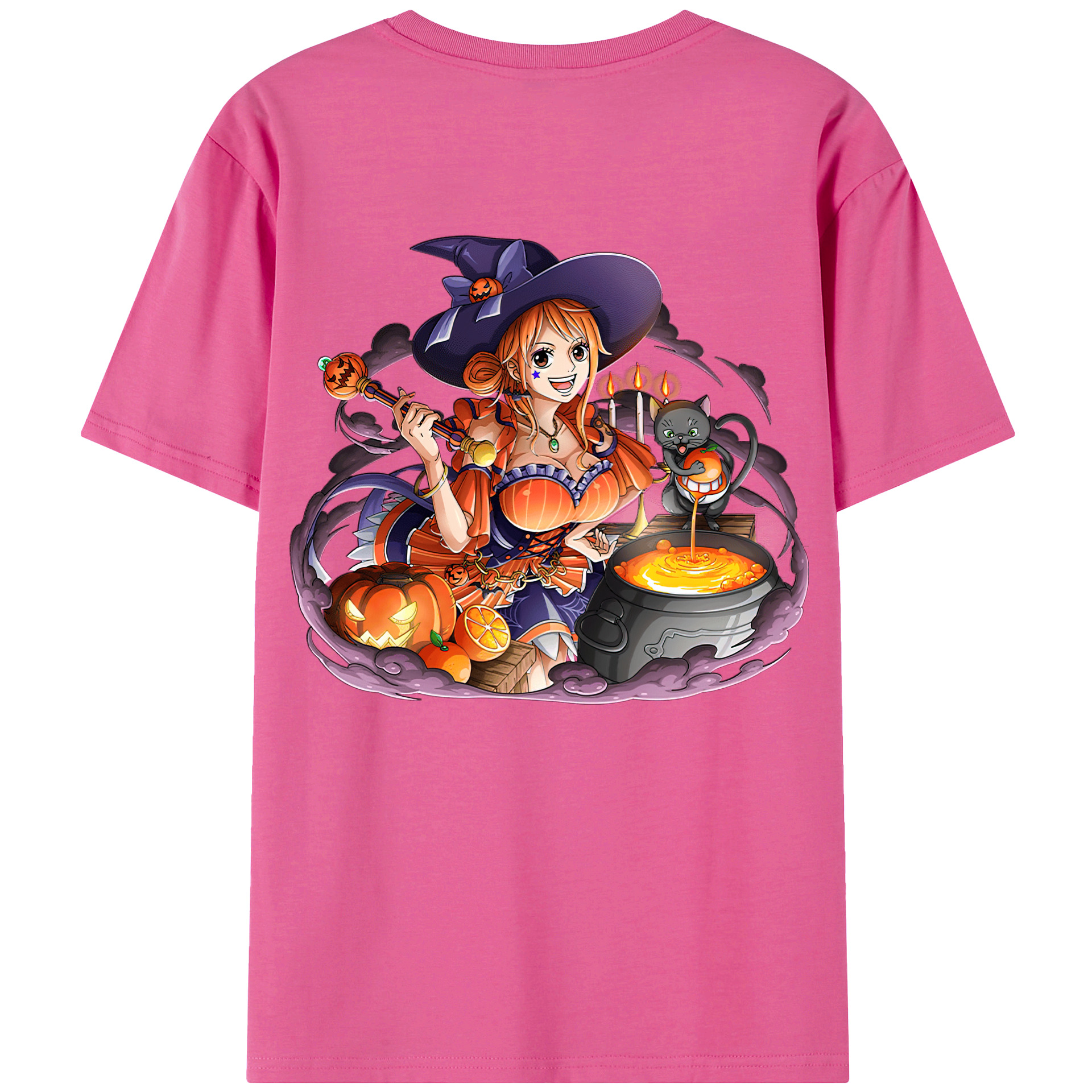 （画像用） ワンピース ナミ ONE PIECE Nami レディース半袖Tシャツ(バックプリント)