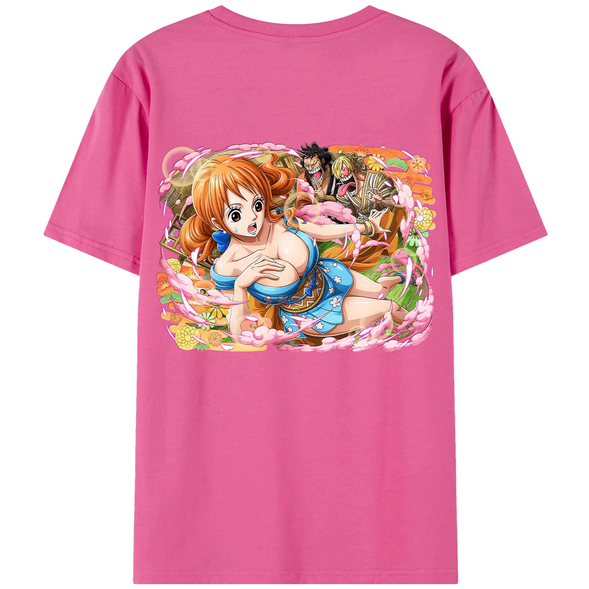 （画像用） ワンピース ナミ ONE PIECE Nami レディース半袖Tシャツ(バックプリント)