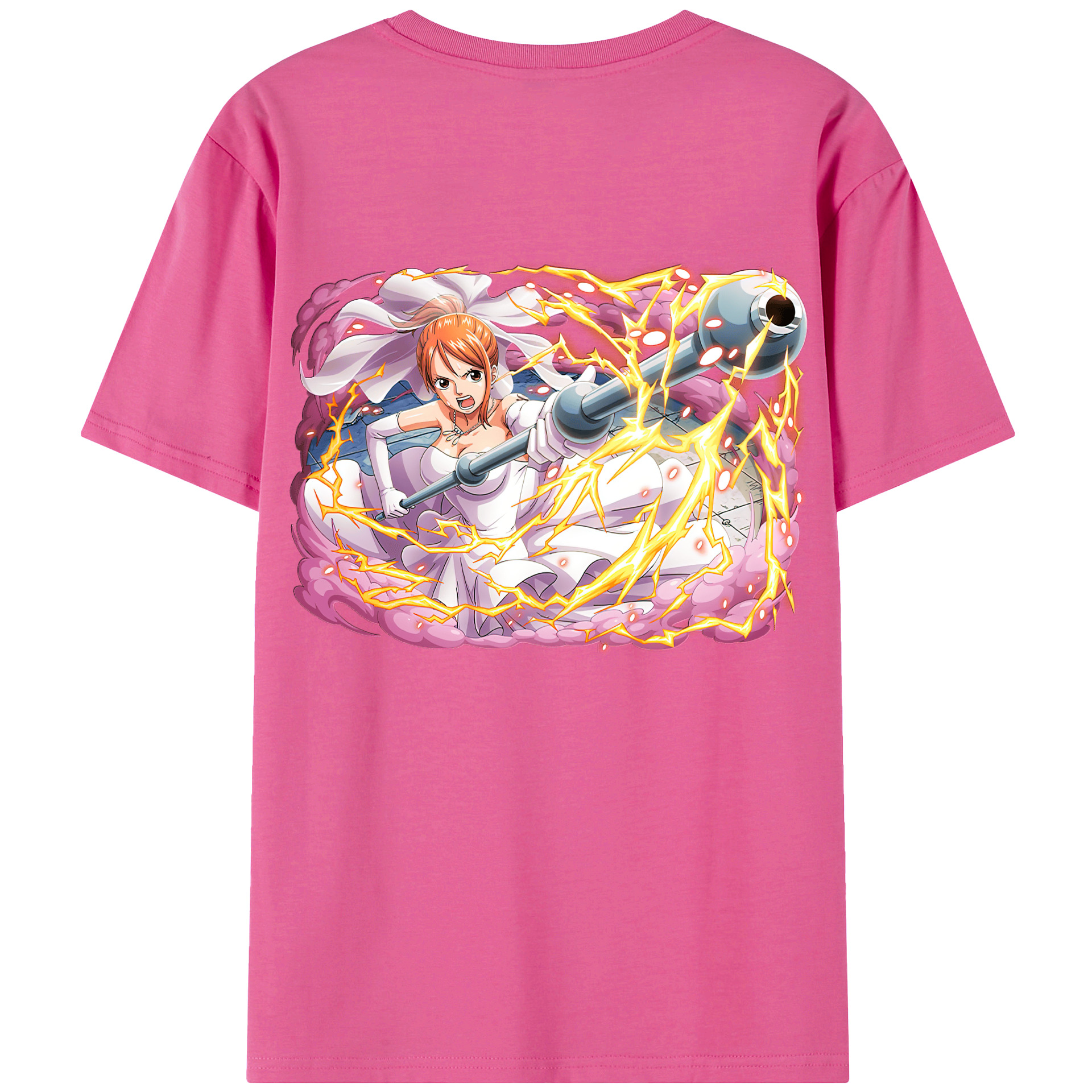 （画像用） ワンピース ナミ ONE PIECE Nami レディース半袖Tシャツ(バックプリント)