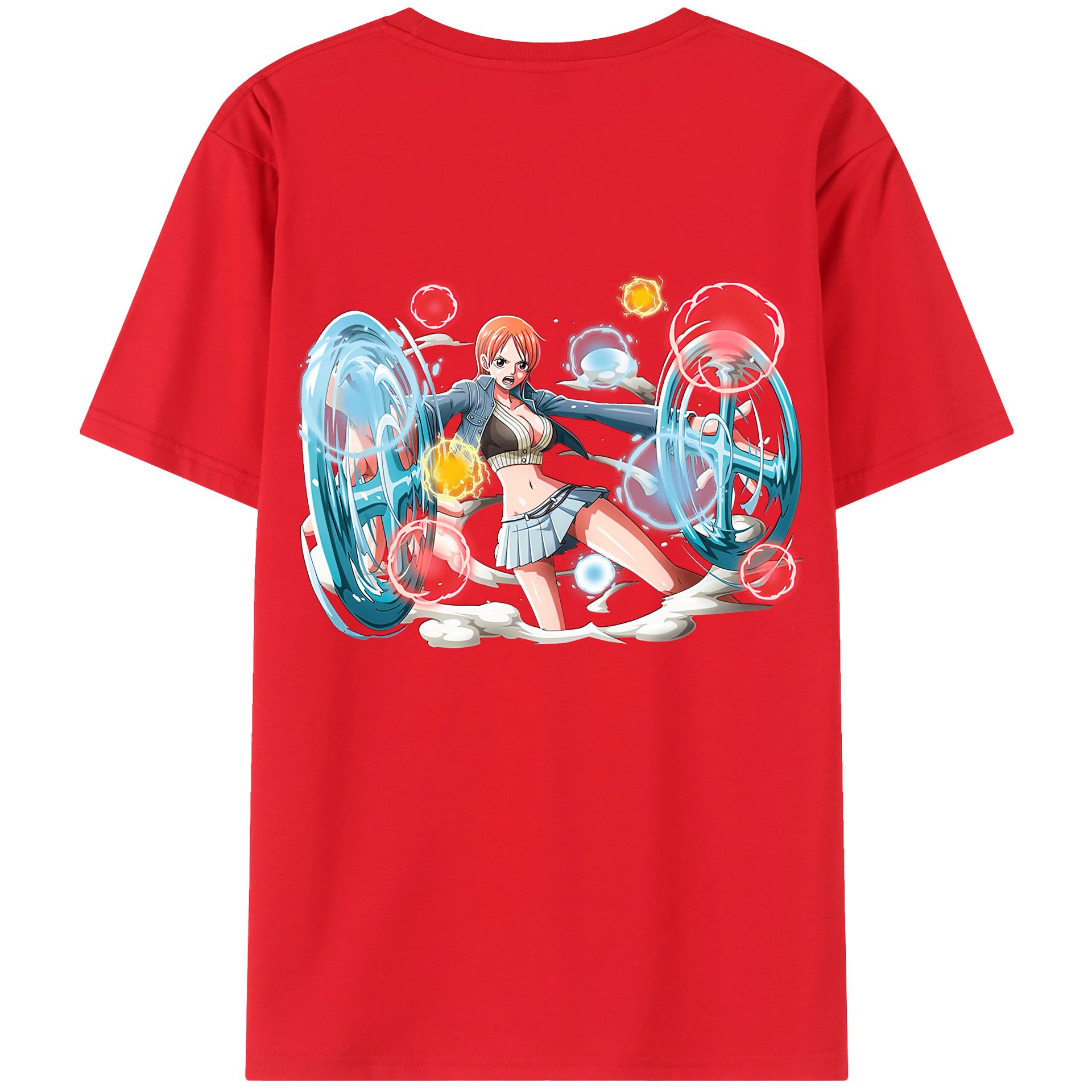 （画像用） ワンピース ナミ ONE PIECE Nami レディース半袖Tシャツ(バックプリント)
