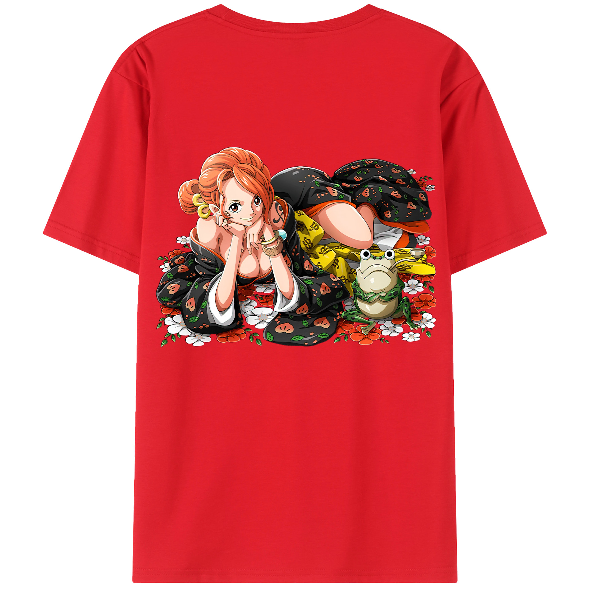 （画像用） ワンピース ナミ ONE PIECE Nami レディース半袖Tシャツ(バックプリント)