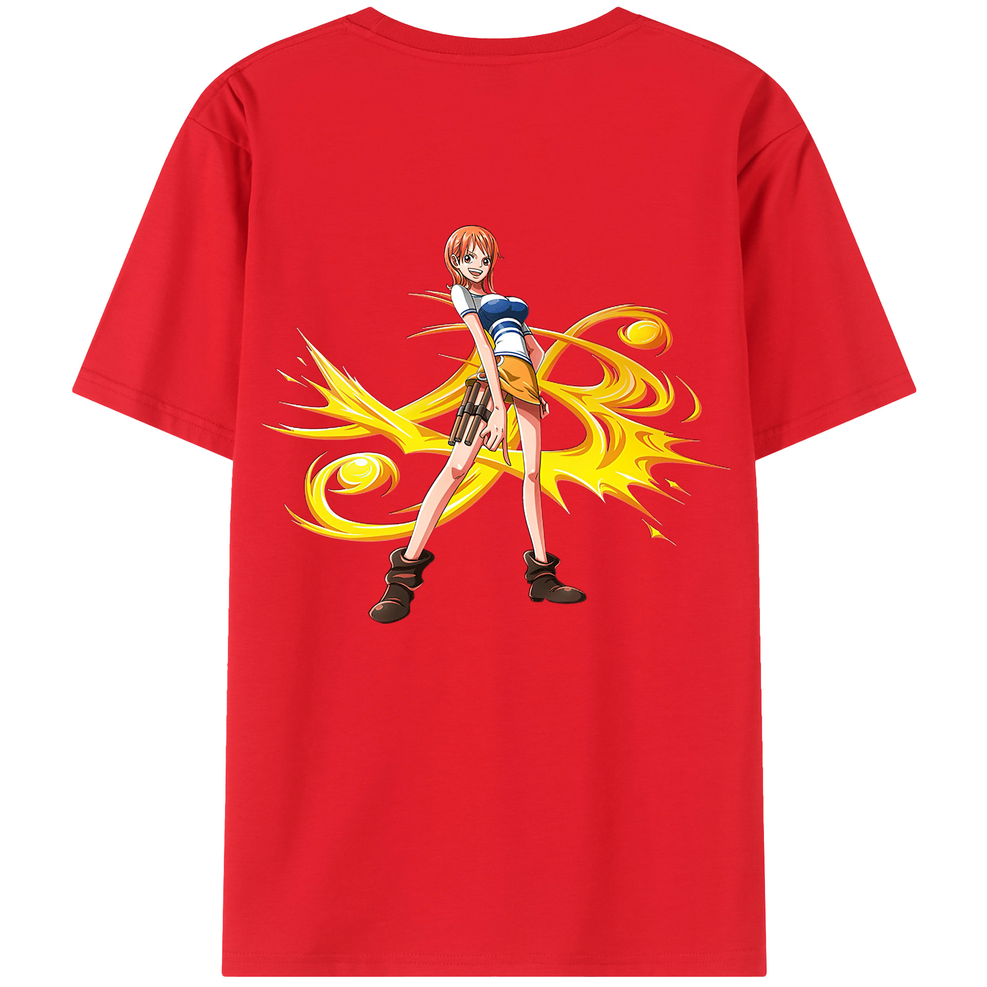 （画像用） ワンピース ナミ ONE PIECE Nami レディース半袖Tシャツ(バックプリント)