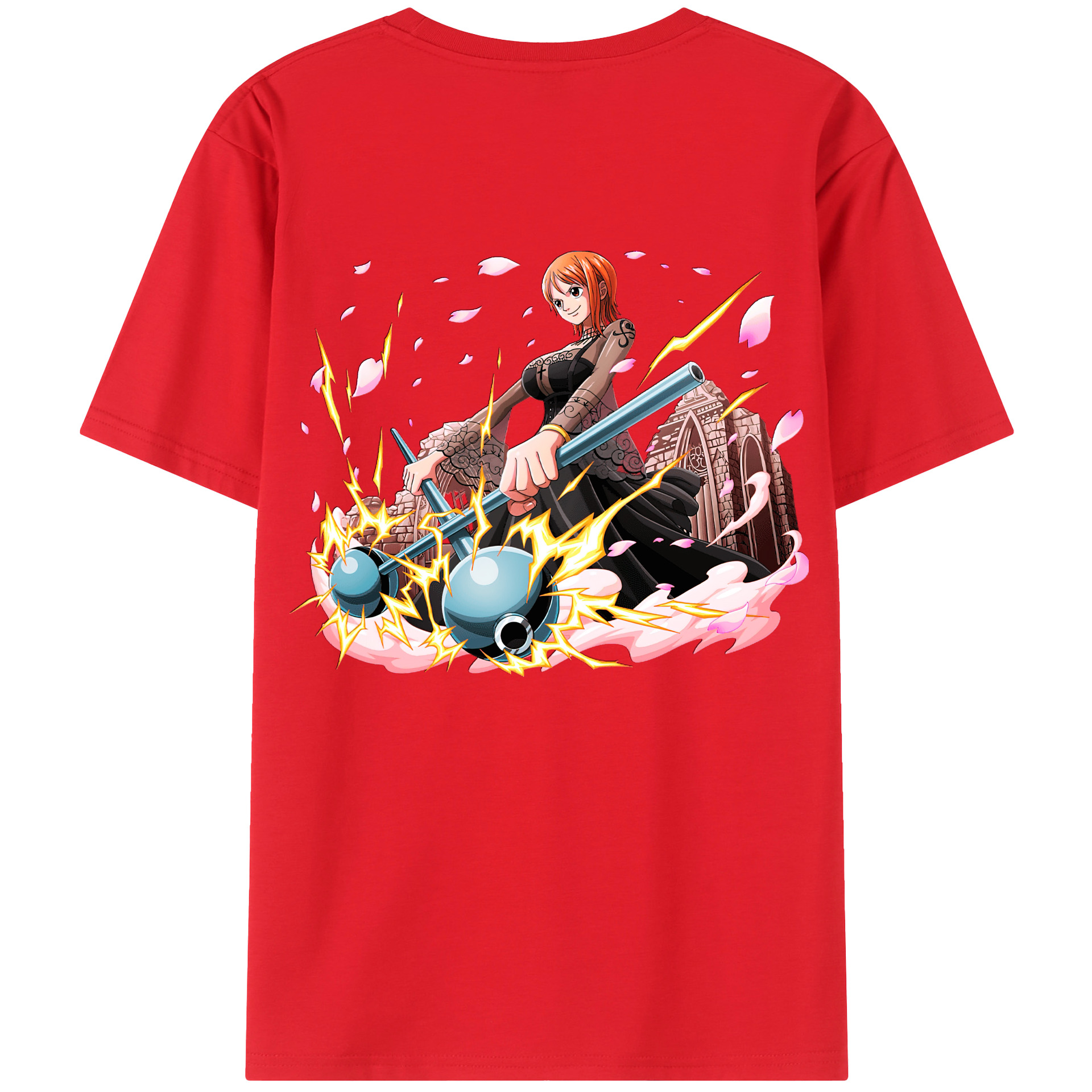 （画像用） ワンピース ナミ ONE PIECE Nami レディース半袖Tシャツ(バックプリント)