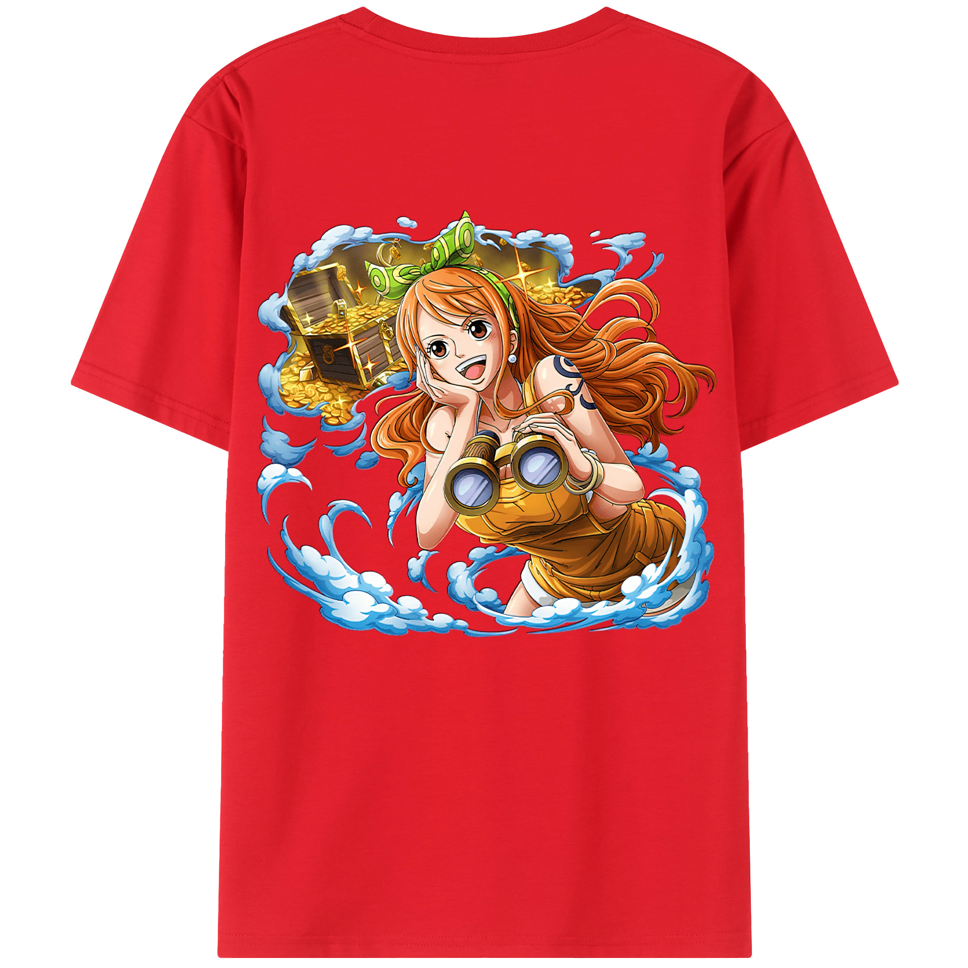 （画像用） ワンピース ナミ ONE PIECE Nami レディース半袖Tシャツ(バックプリント)
