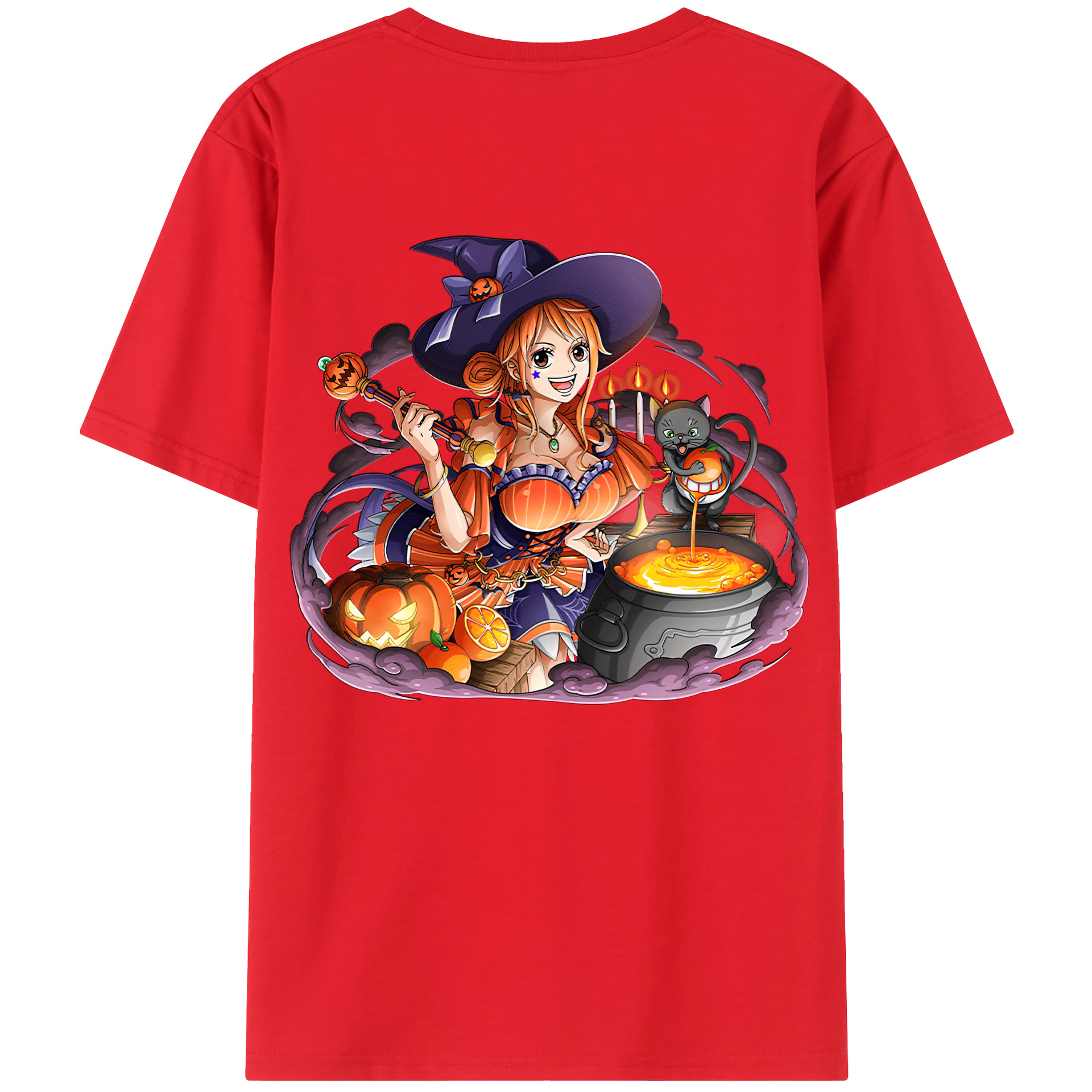 （画像用） ワンピース ナミ ONE PIECE Nami レディース半袖Tシャツ(バックプリント)