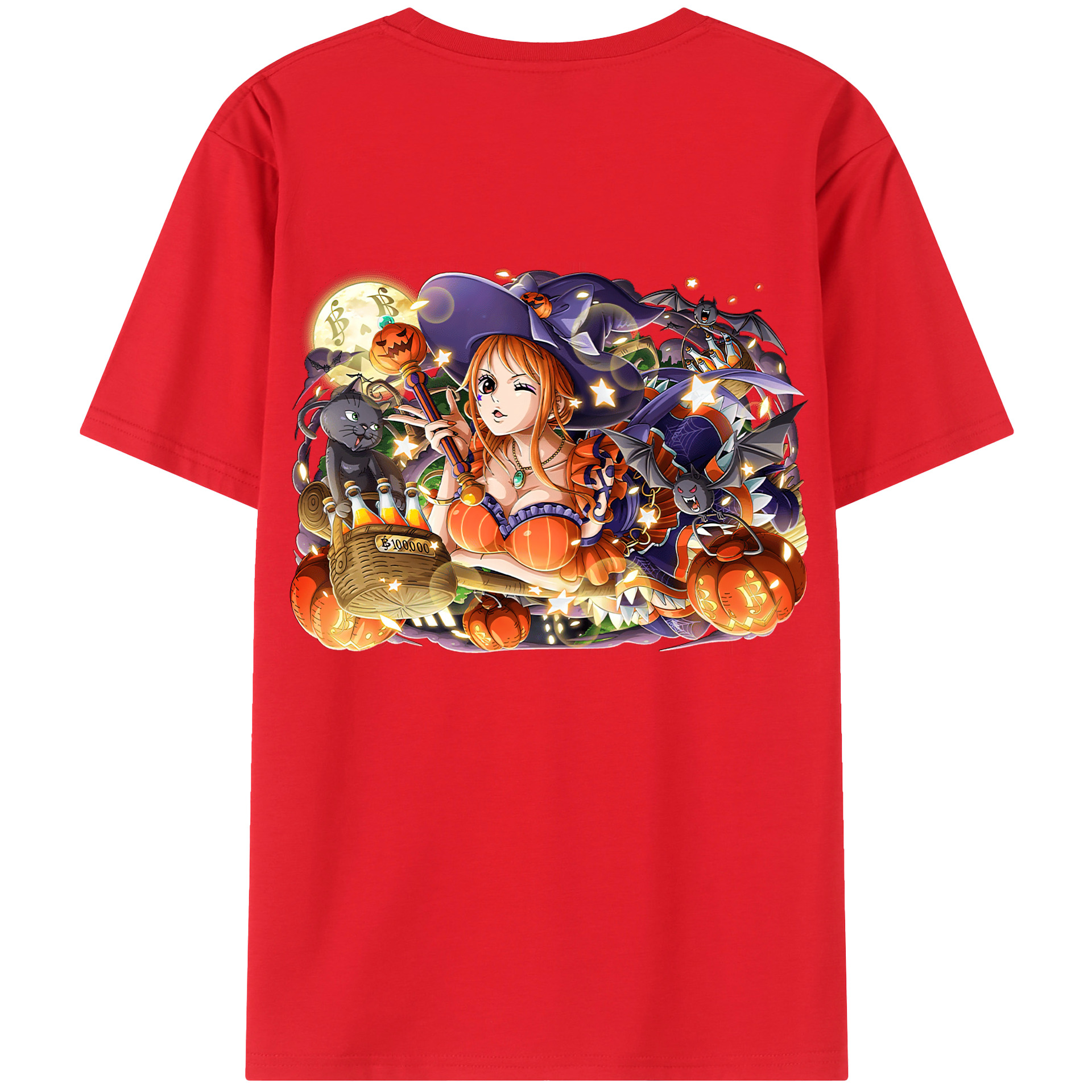 （画像用） ワンピース ナミ ONE PIECE Nami レディース半袖Tシャツ(バックプリント)