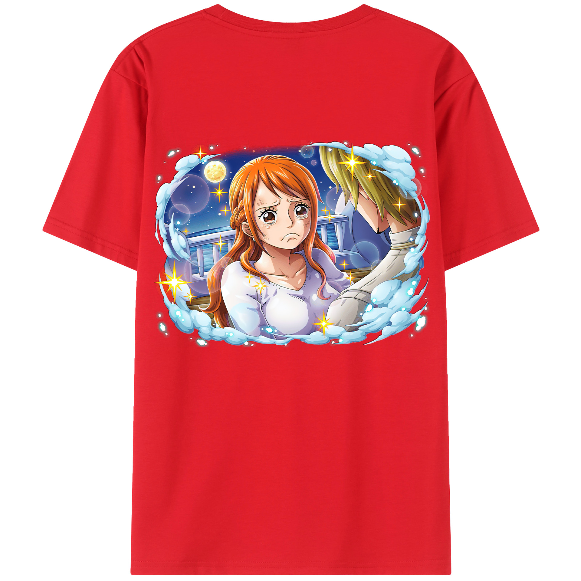 （画像用） ワンピース ナミ ONE PIECE Nami レディース半袖Tシャツ(バックプリント)